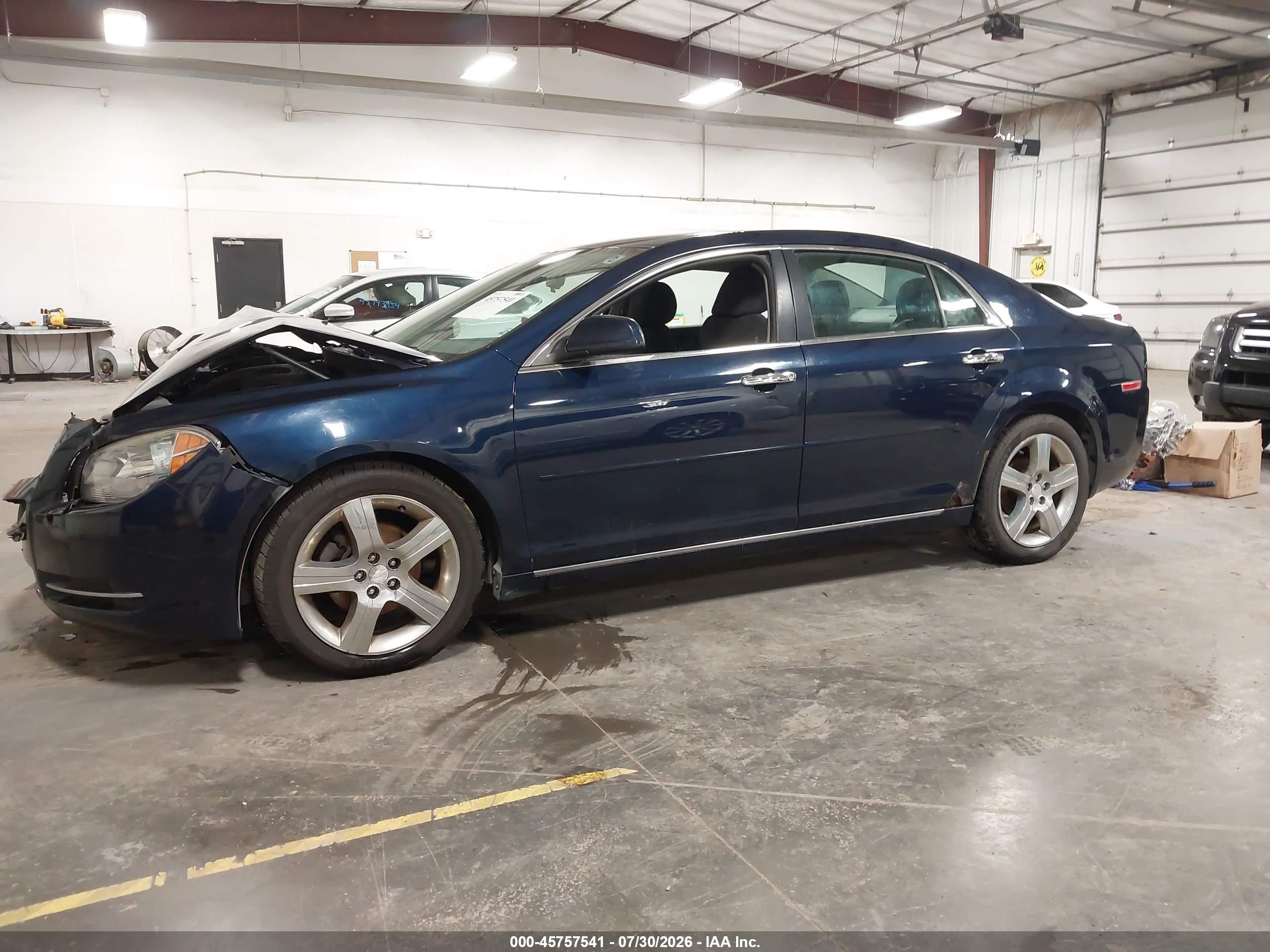 2012 Chevrolet Malibu 1lt Blue vin: 1G1ZC5E00CF255679