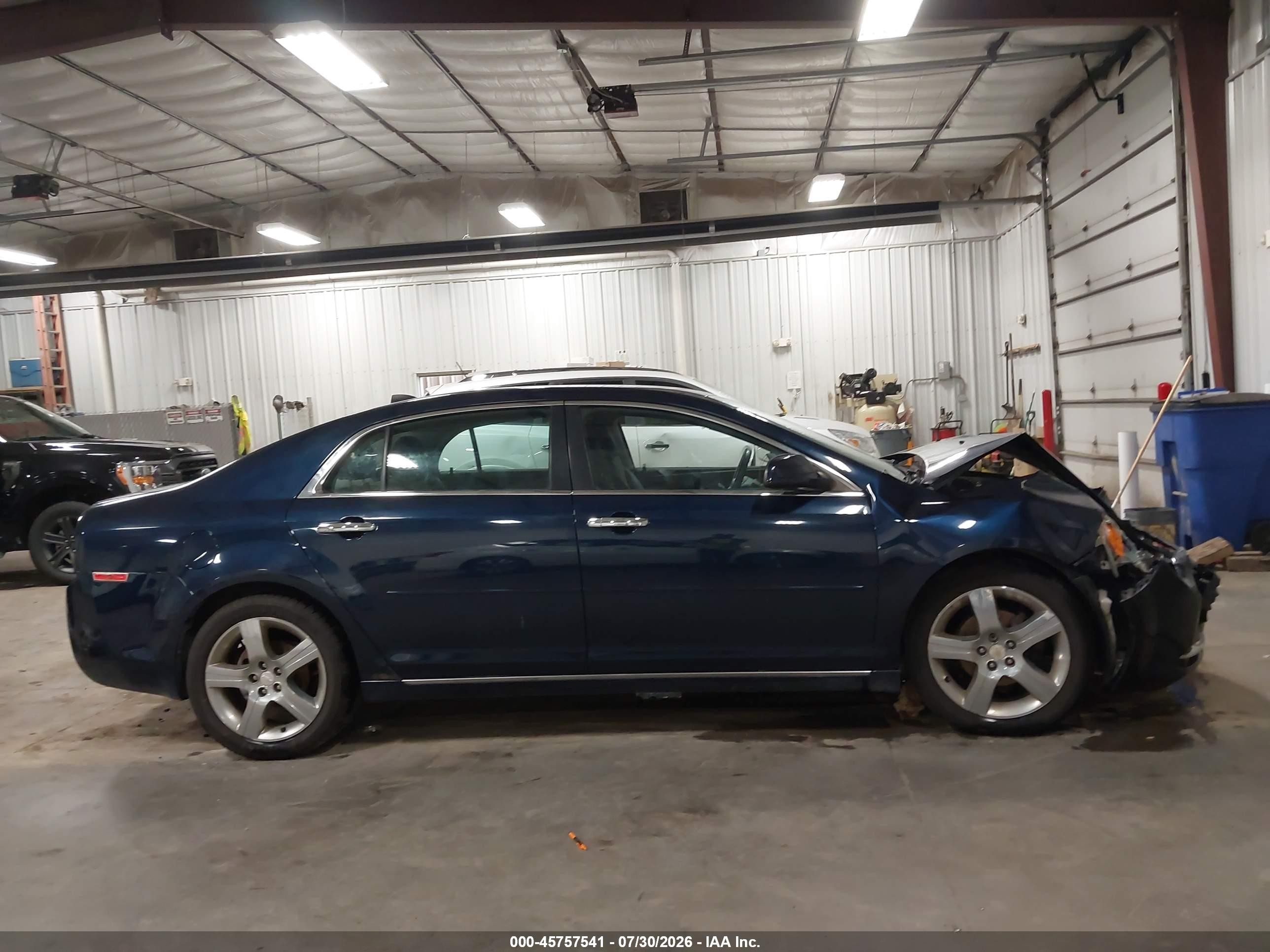 2012 Chevrolet Malibu 1lt Blue vin: 1G1ZC5E00CF255679