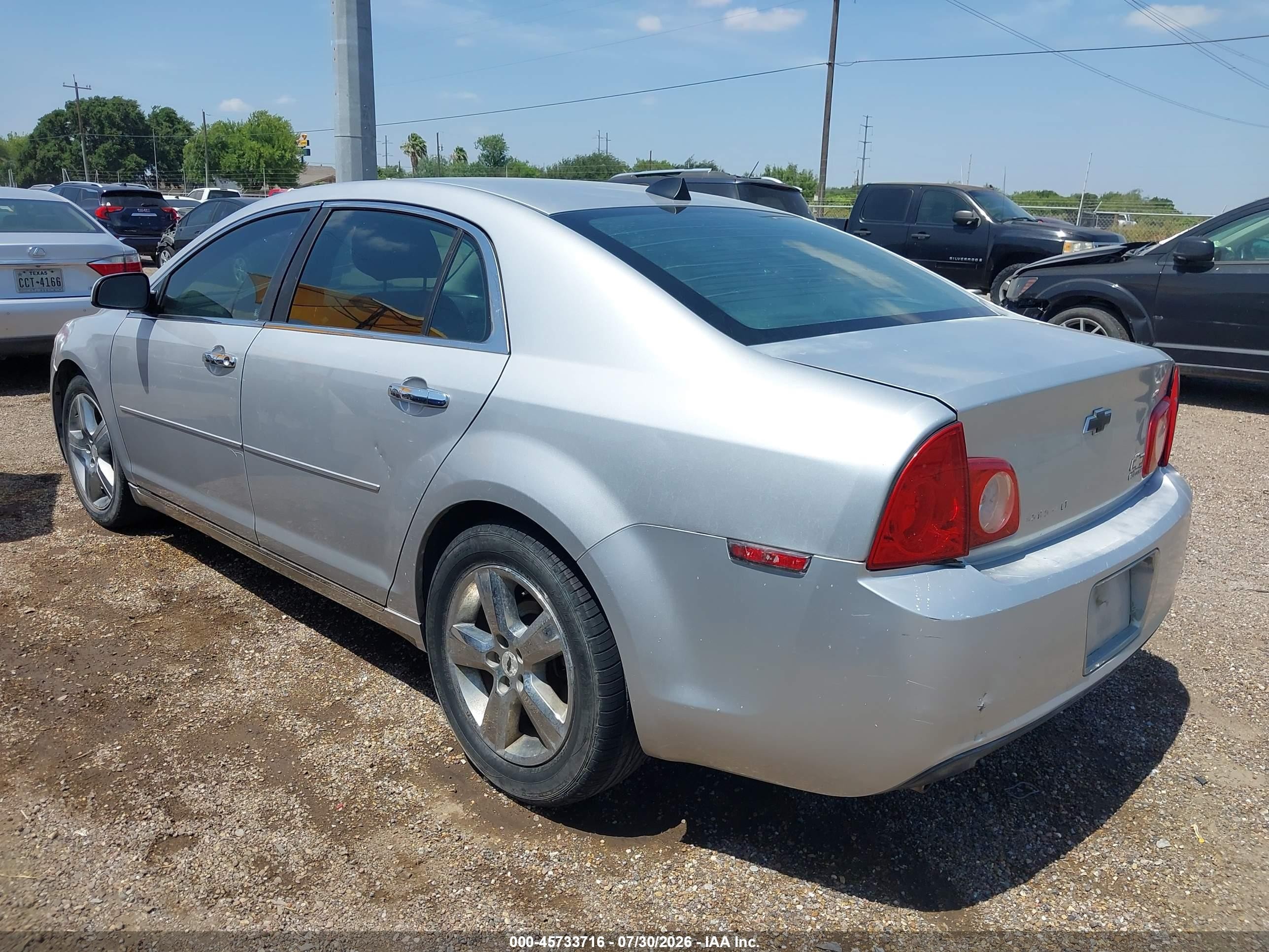 2012 Chevrolet Malibu 1lt Silver vin: 1G1ZC5E00CF257447