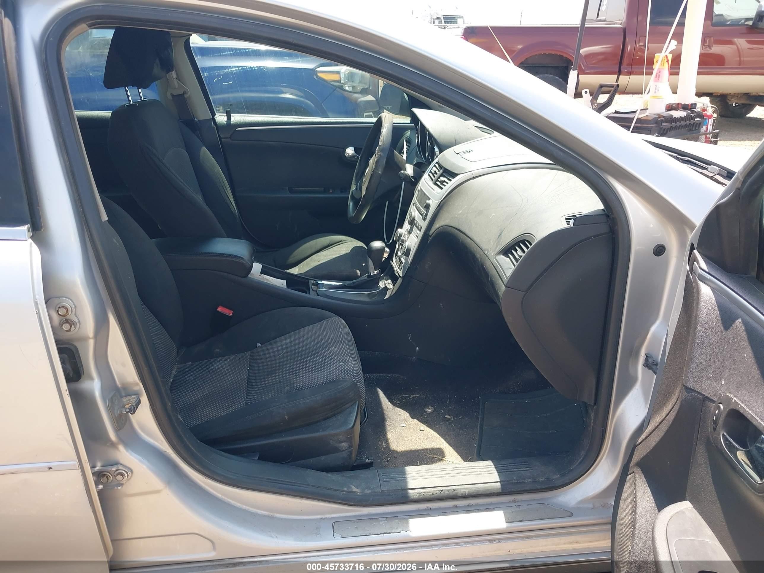 2012 Chevrolet Malibu 1lt Silver vin: 1G1ZC5E00CF257447