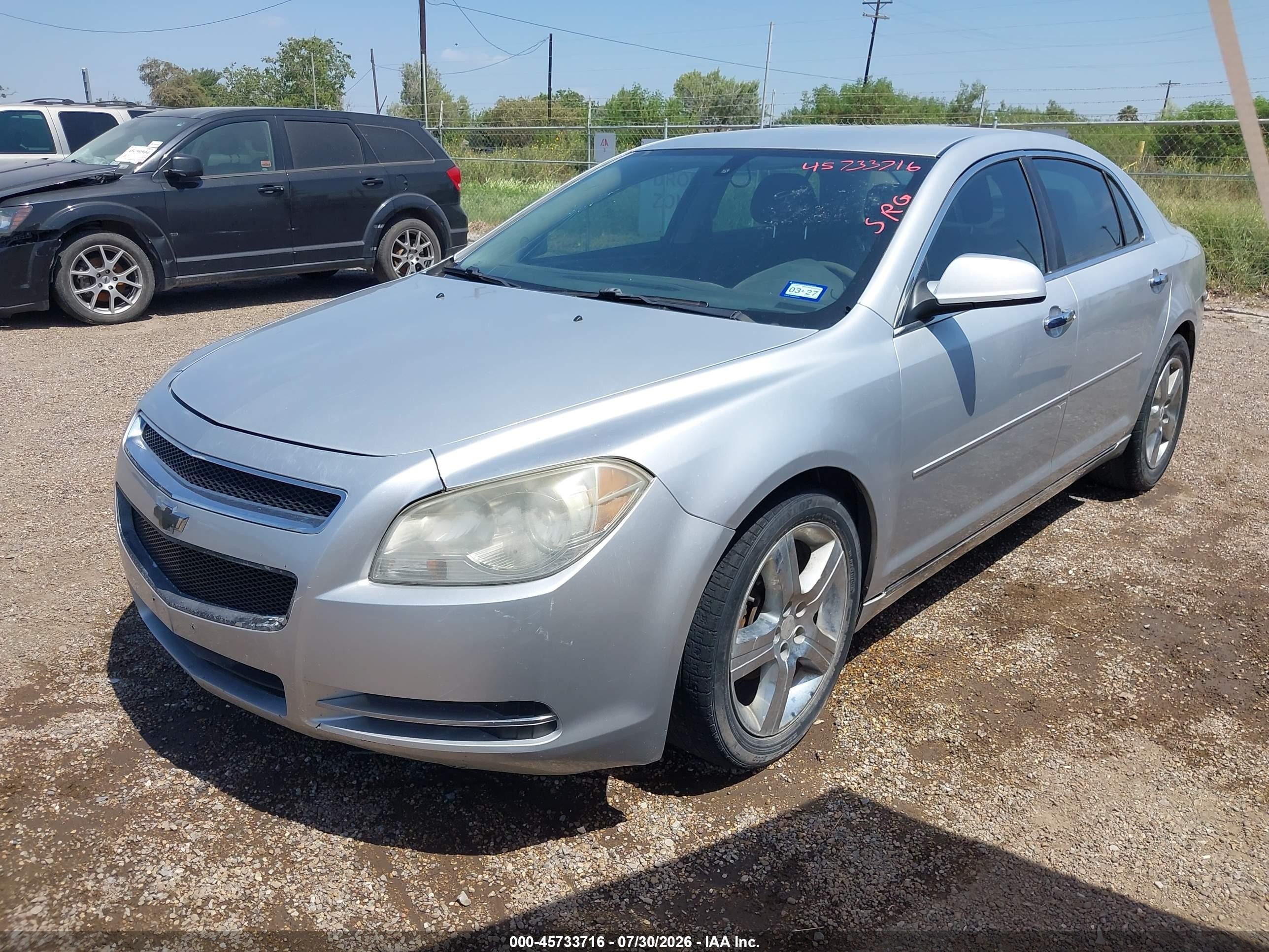2012 Chevrolet Malibu 1lt Silver vin: 1G1ZC5E00CF257447