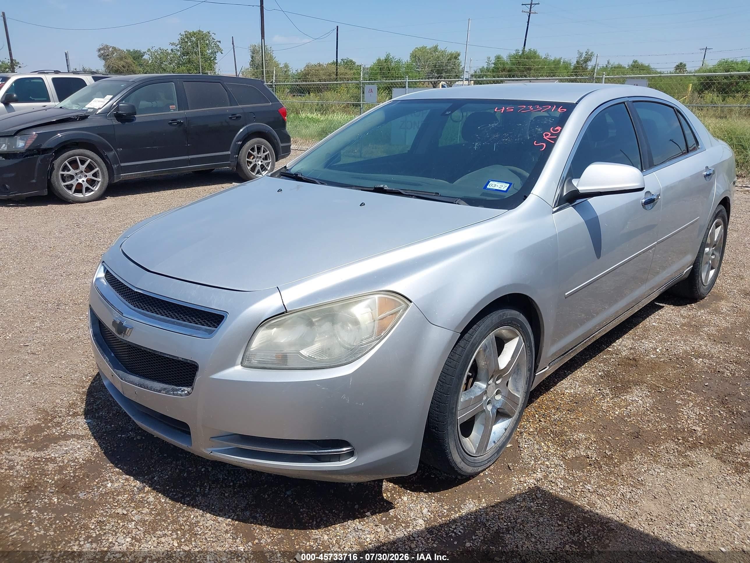 2012 Chevrolet Malibu 1lt Silver vin: 1G1ZC5E00CF257447