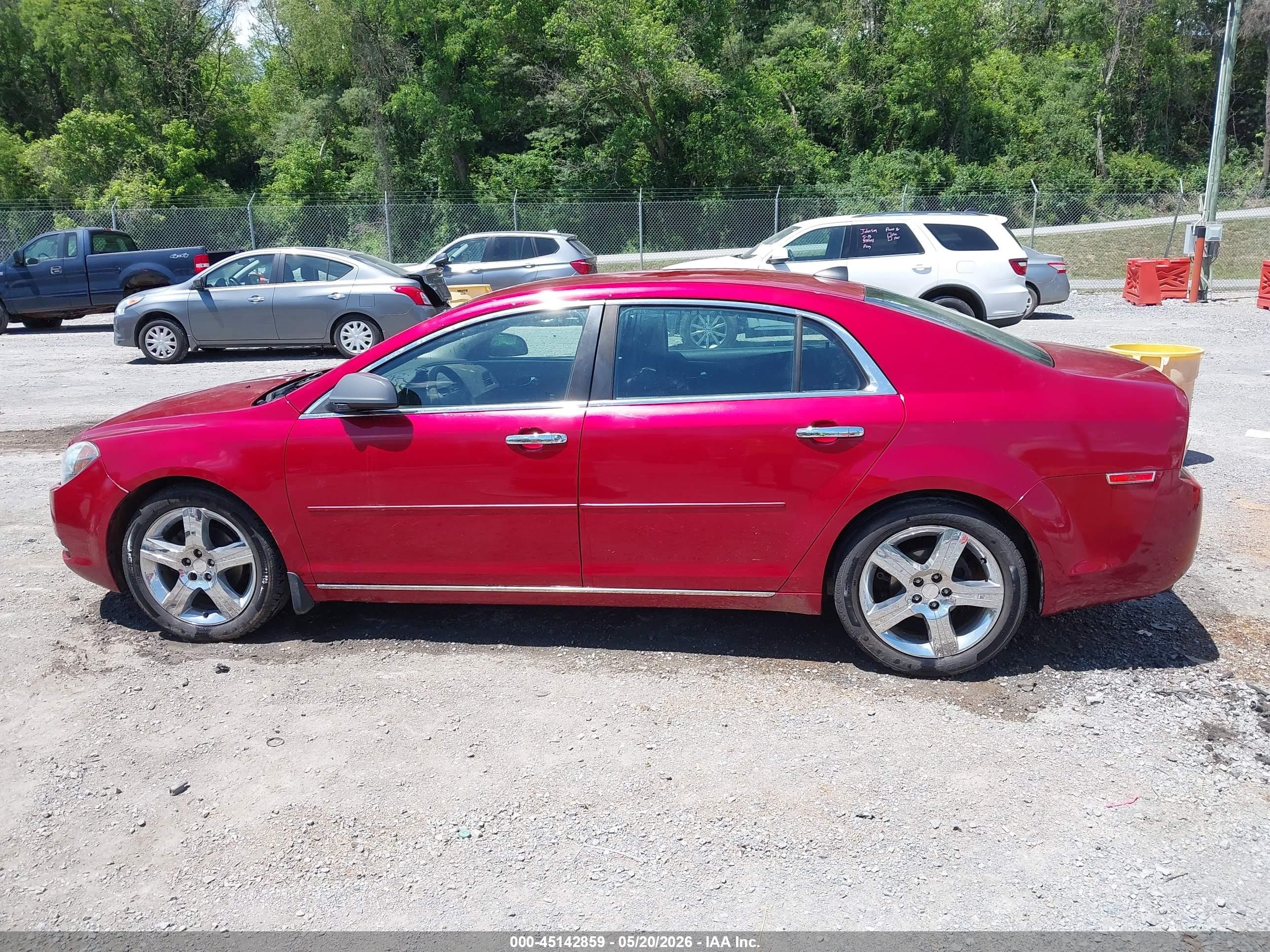 2012 Chevrolet Malibu 1lt Red vin: 1G1ZC5E00CF332650