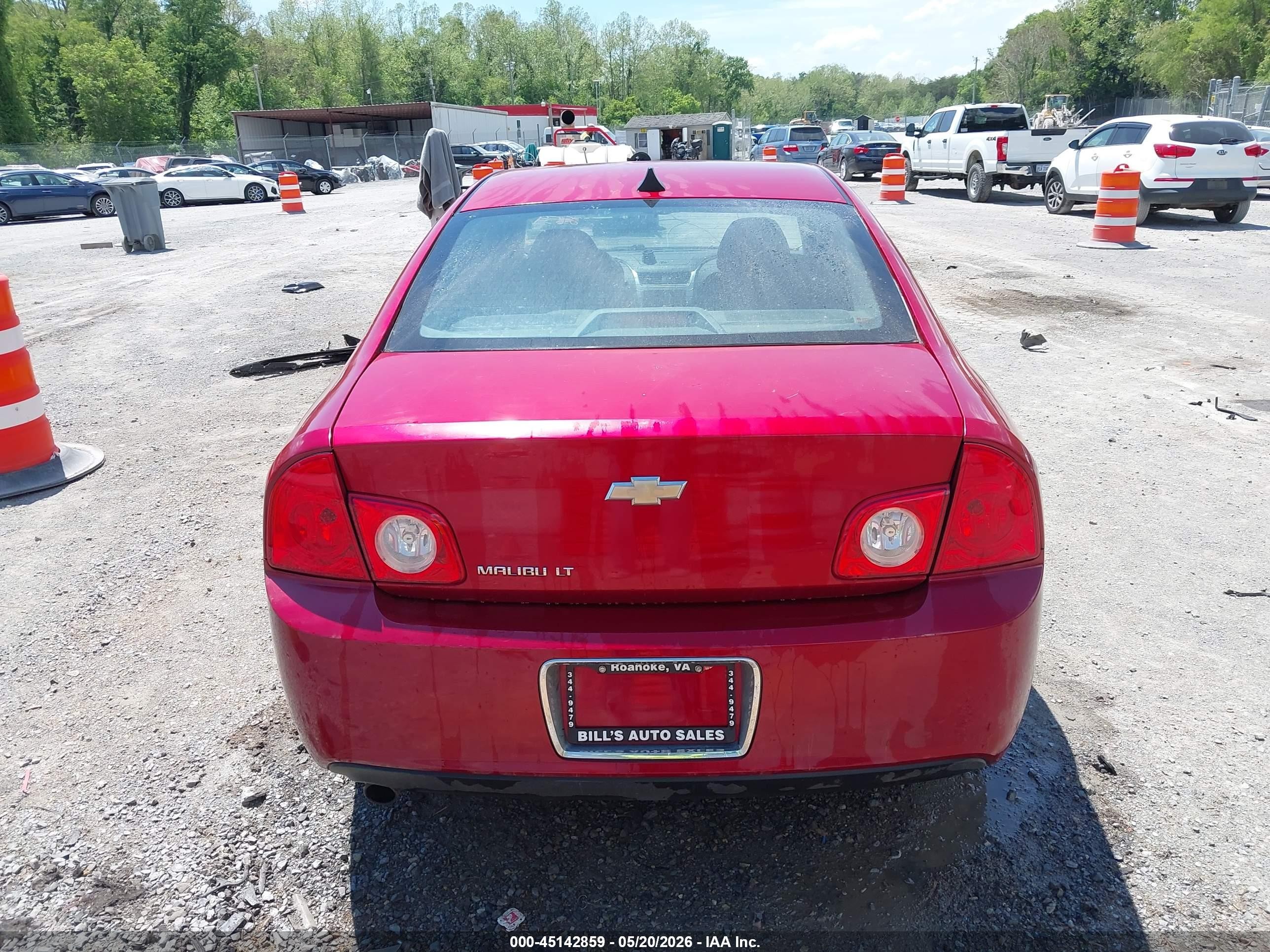 2012 Chevrolet Malibu 1lt Red vin: 1G1ZC5E00CF332650