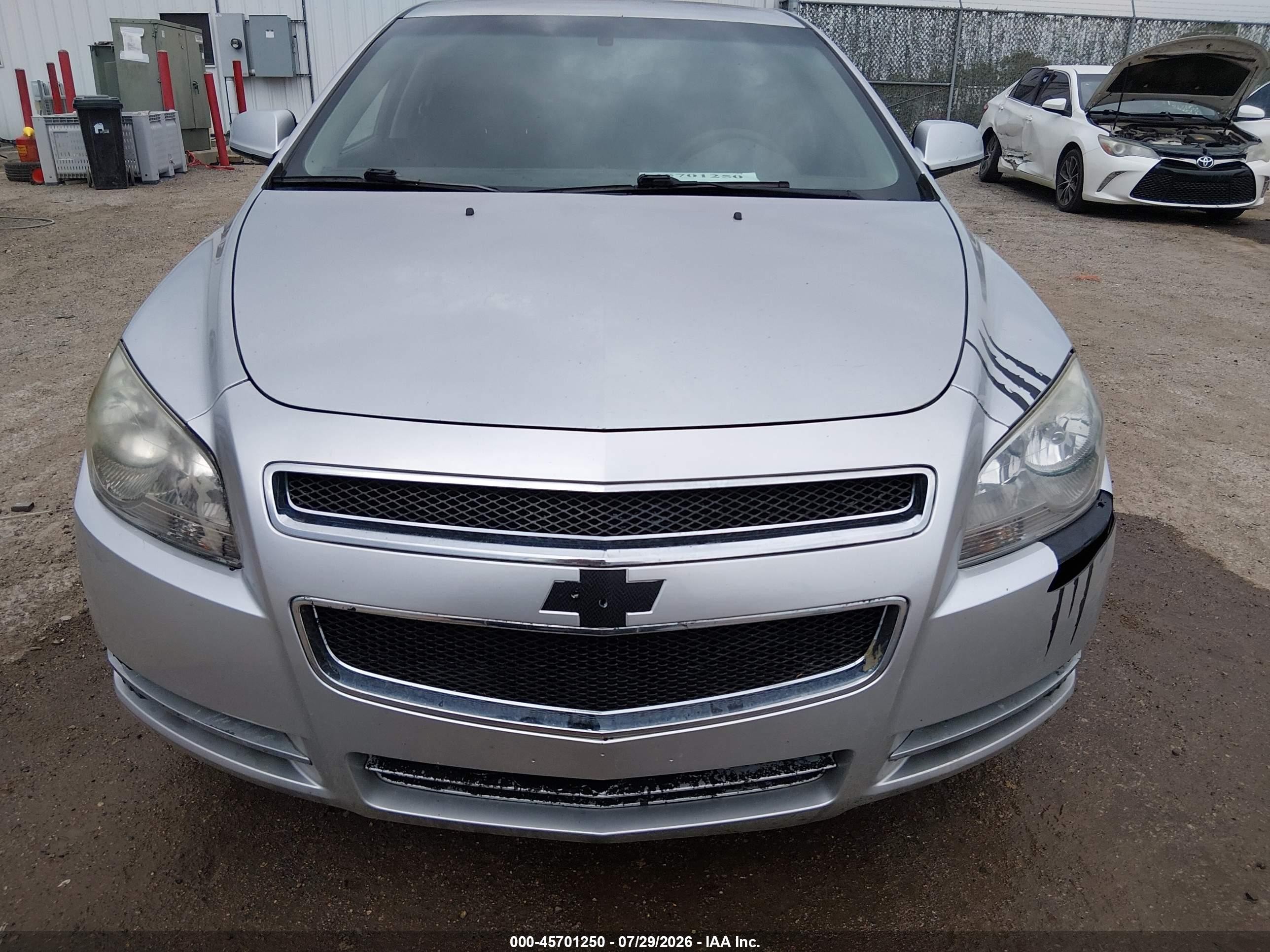2012 Chevrolet Malibu 1lt Silver vin: 1G1ZC5E00CF396557