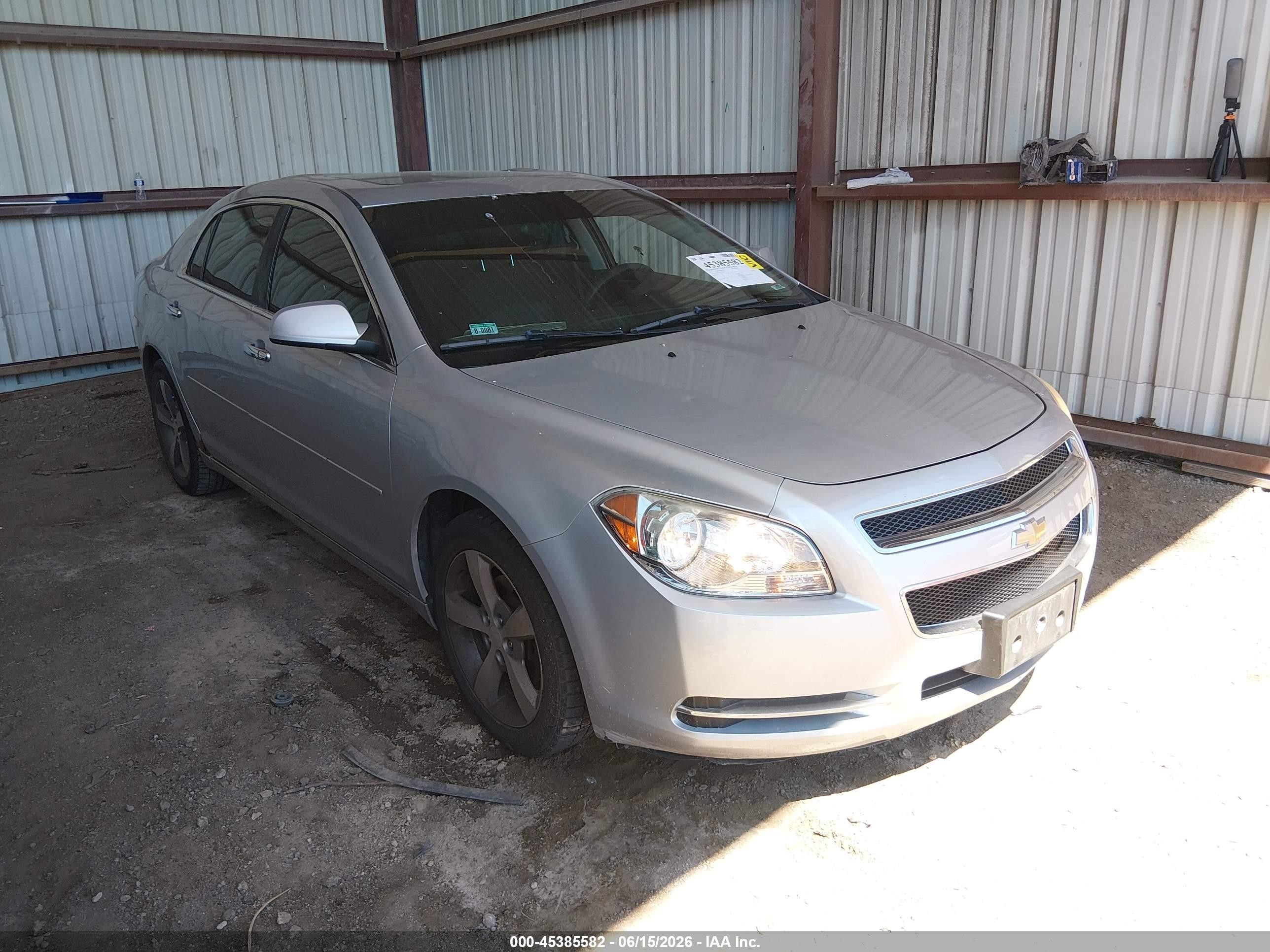 2012 Chevrolet Malibu 1lt Silver vin: 1G1ZC5E01CF138015