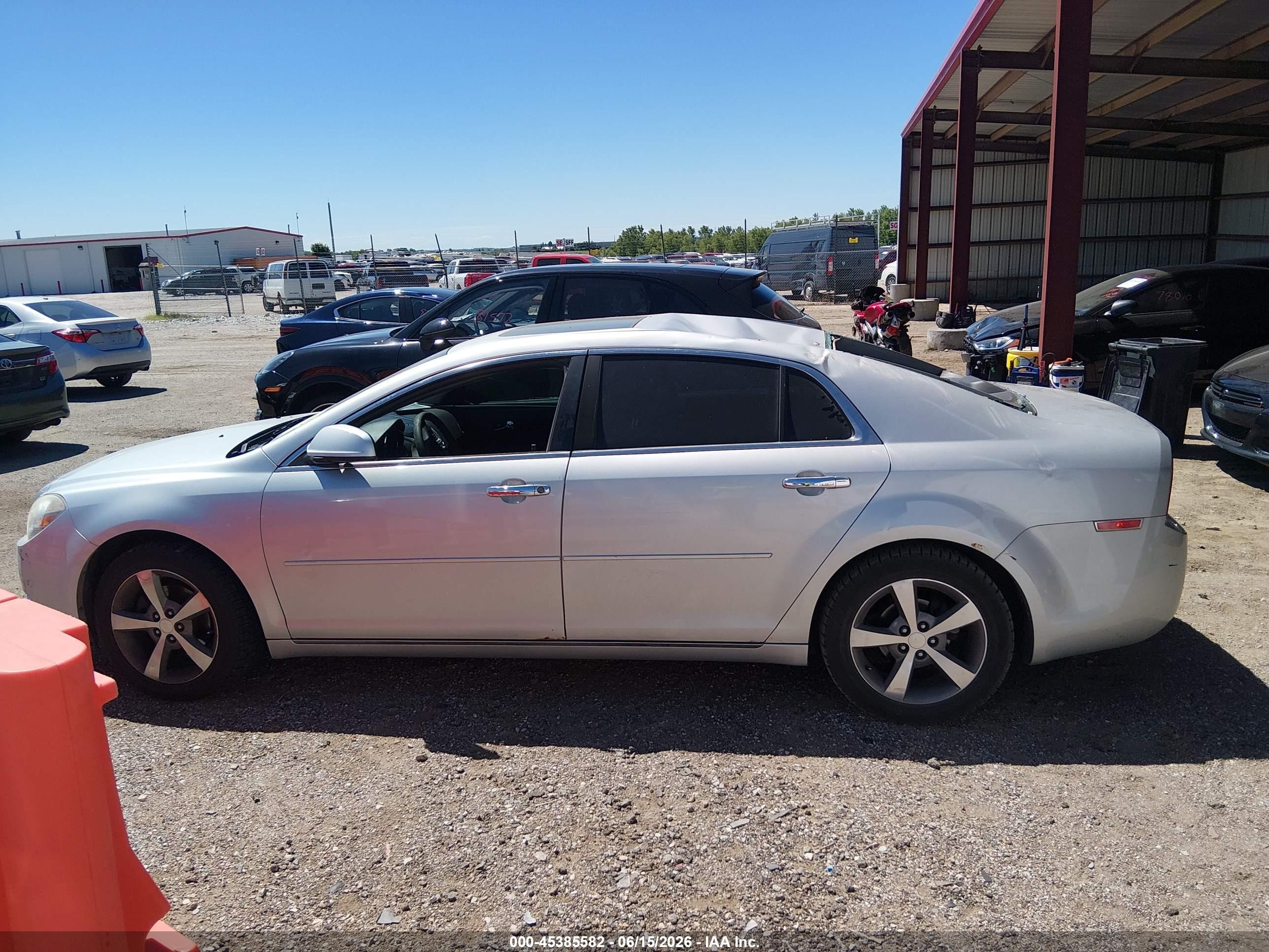 2012 Chevrolet Malibu 1lt Silver vin: 1G1ZC5E01CF138015