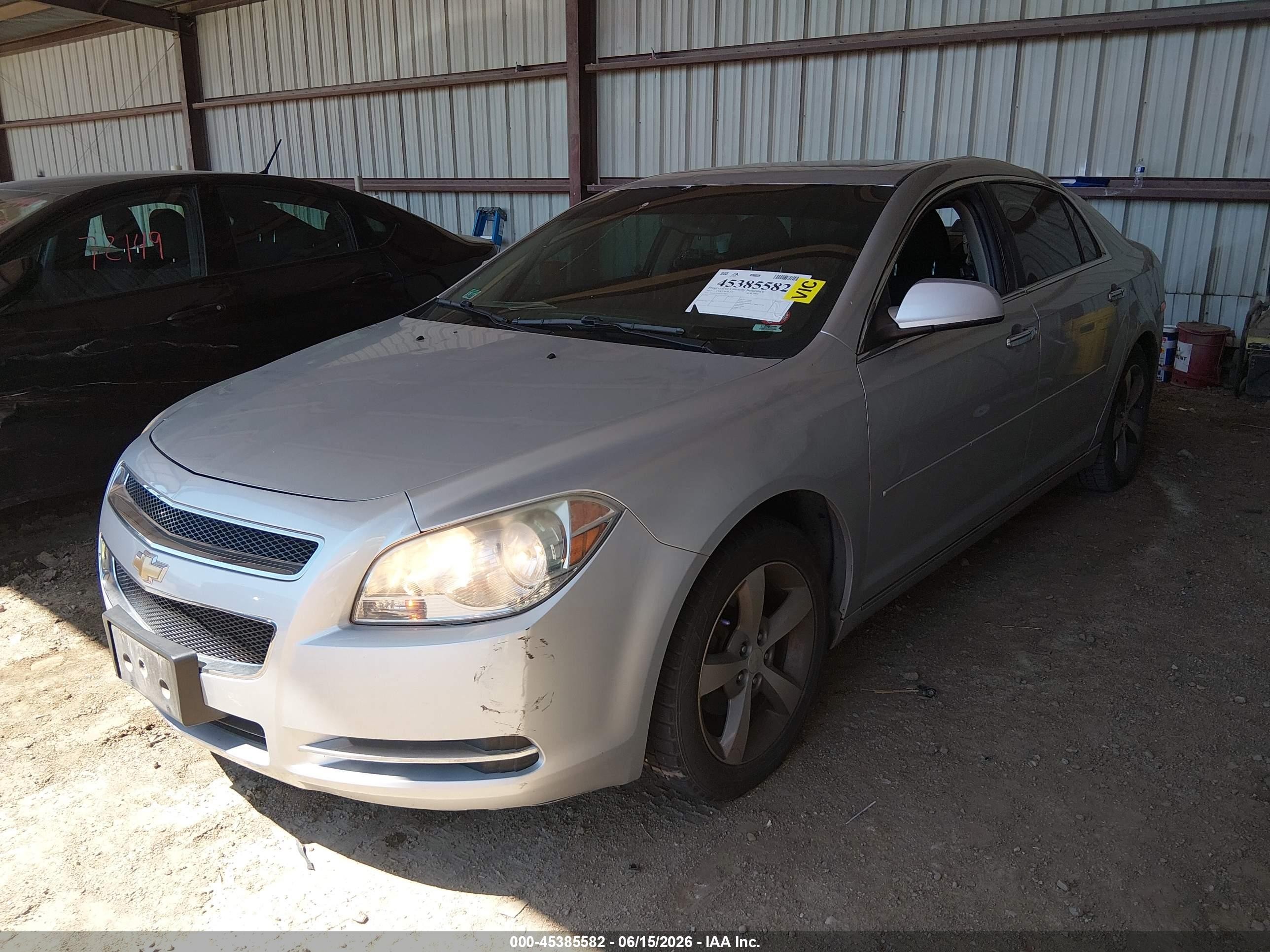 2012 Chevrolet Malibu 1lt Silver vin: 1G1ZC5E01CF138015