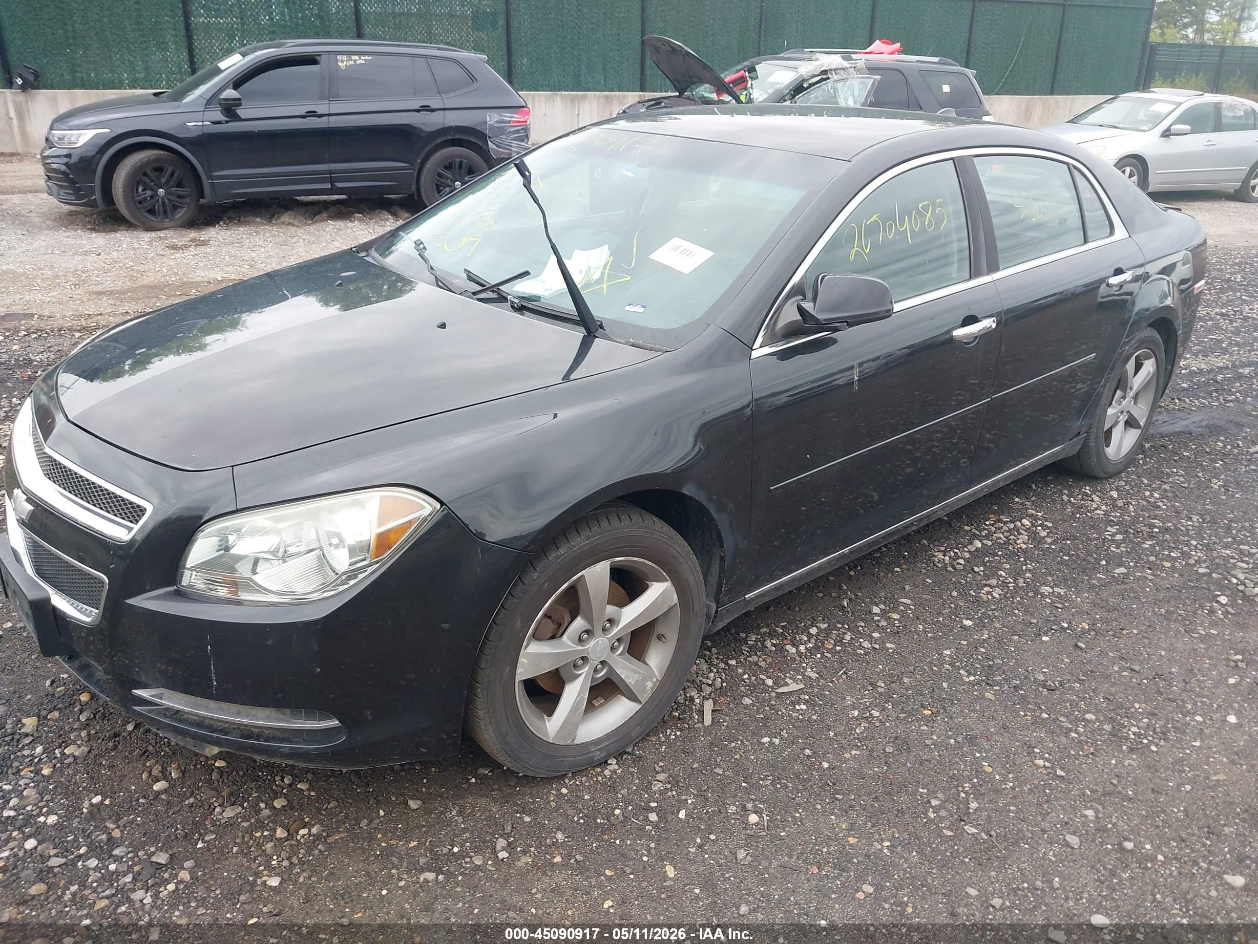 2012 Chevrolet Malibu 1lt Black vin: 1G1ZC5E01CF157857