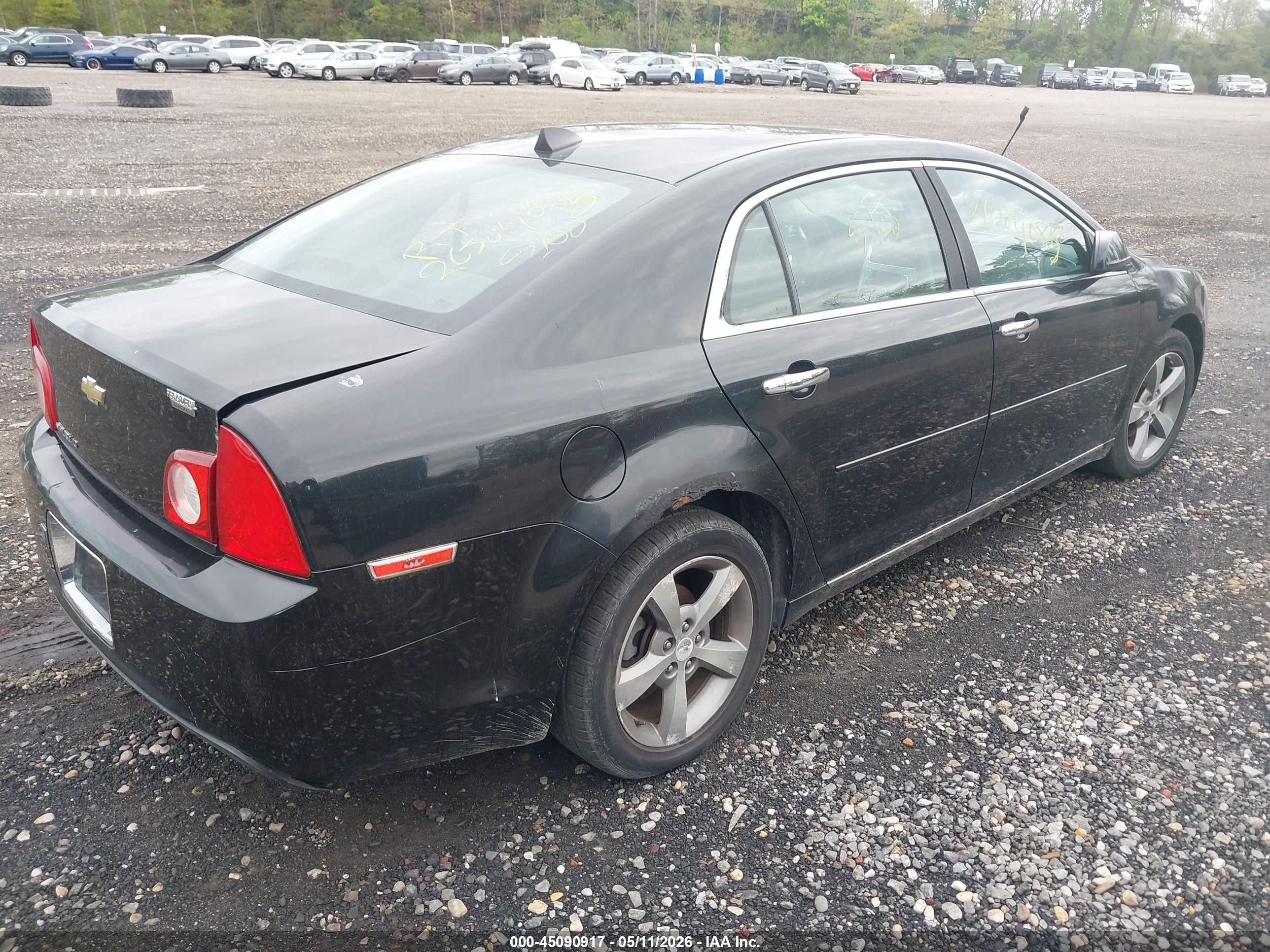 2012 Chevrolet Malibu 1lt Black vin: 1G1ZC5E01CF157857