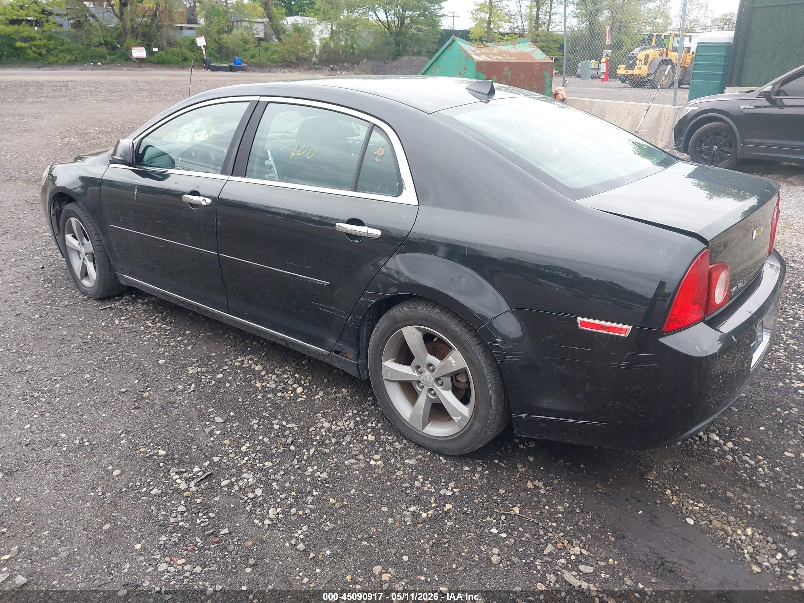 2012 Chevrolet Malibu 1lt Black vin: 1G1ZC5E01CF157857