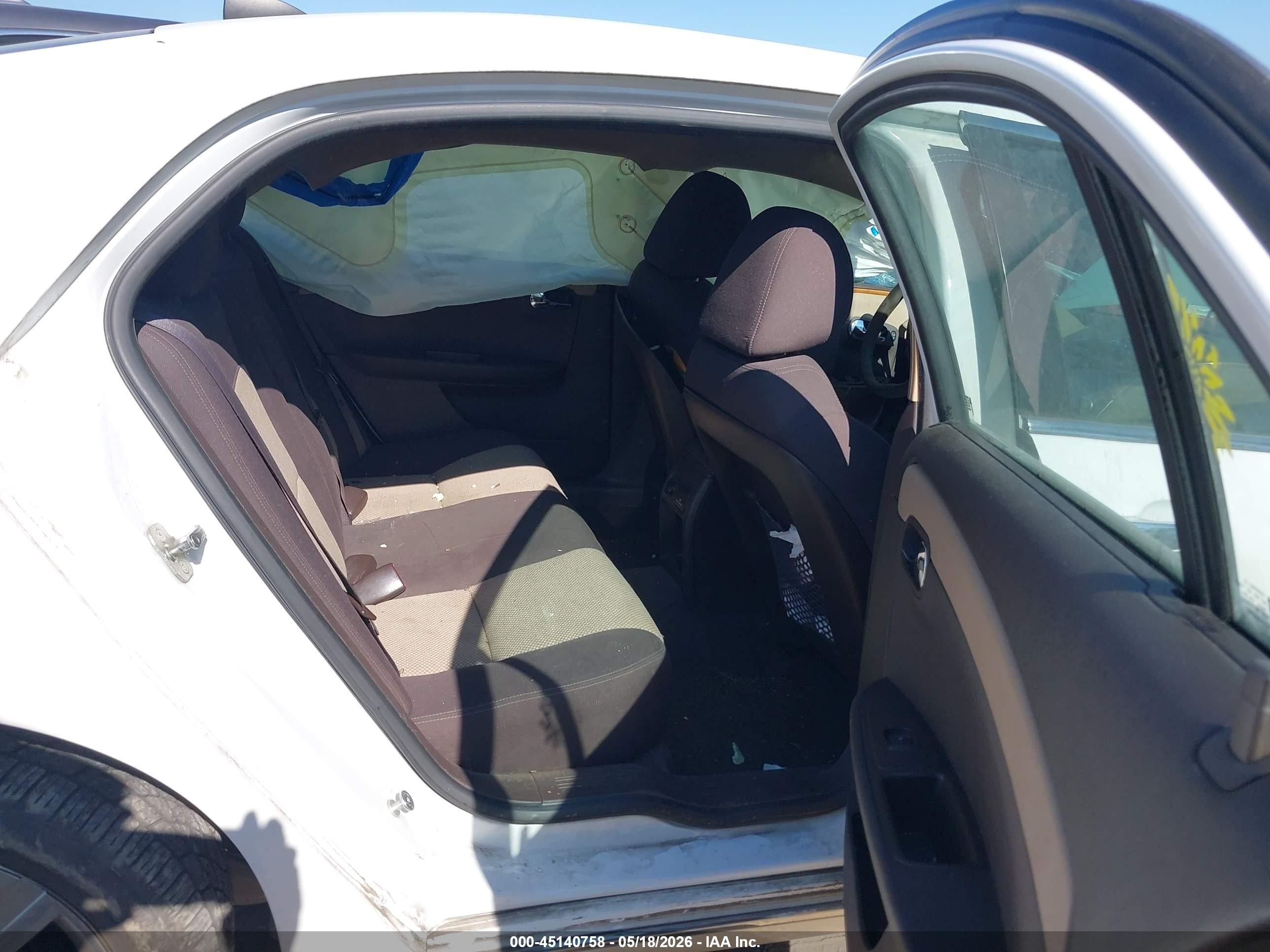 2012 Chevrolet Malibu 1lt White vin: 1G1ZC5E01CF184850