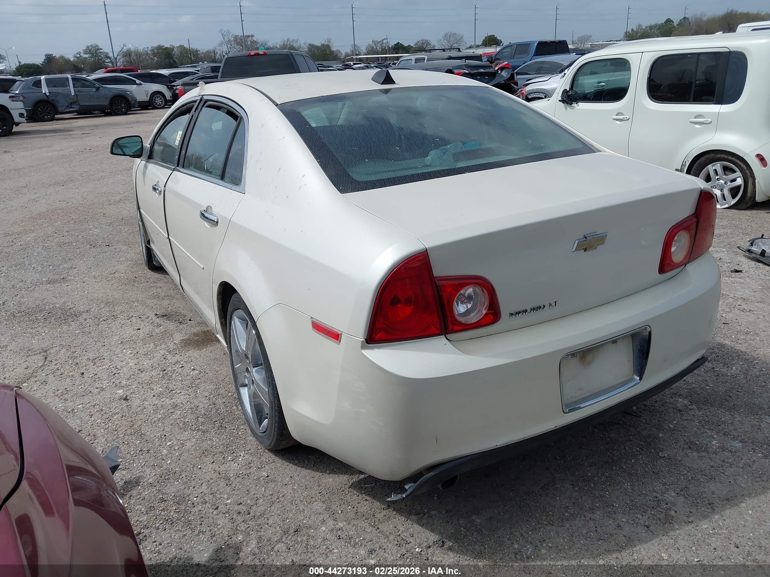 2012 Chevrolet Malibu 1lt Cream vin: 1G1ZC5E01CF239815