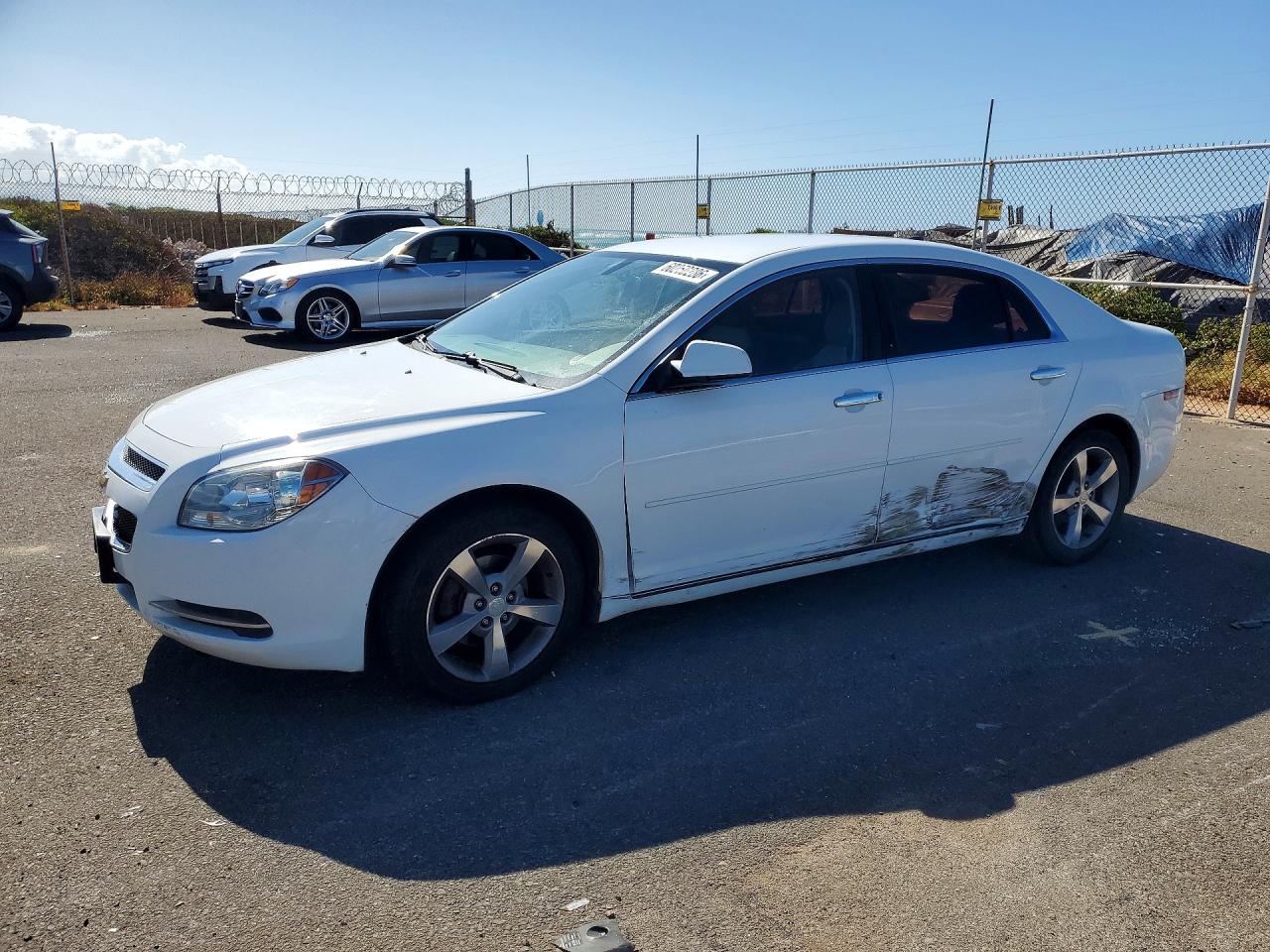 2012 Chevrolet Malibu 1lt White vin: 1G1ZC5E01CF272698