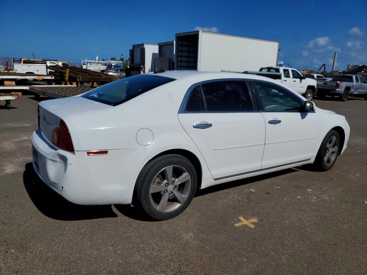 2012 Chevrolet Malibu 1lt White vin: 1G1ZC5E01CF272698