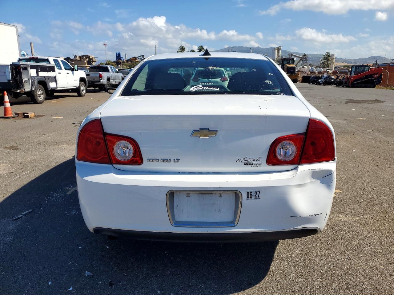 2012 Chevrolet Malibu 1lt White vin: 1G1ZC5E01CF272698