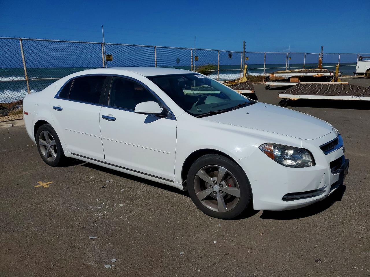 2012 Chevrolet Malibu 1lt White vin: 1G1ZC5E01CF272698
