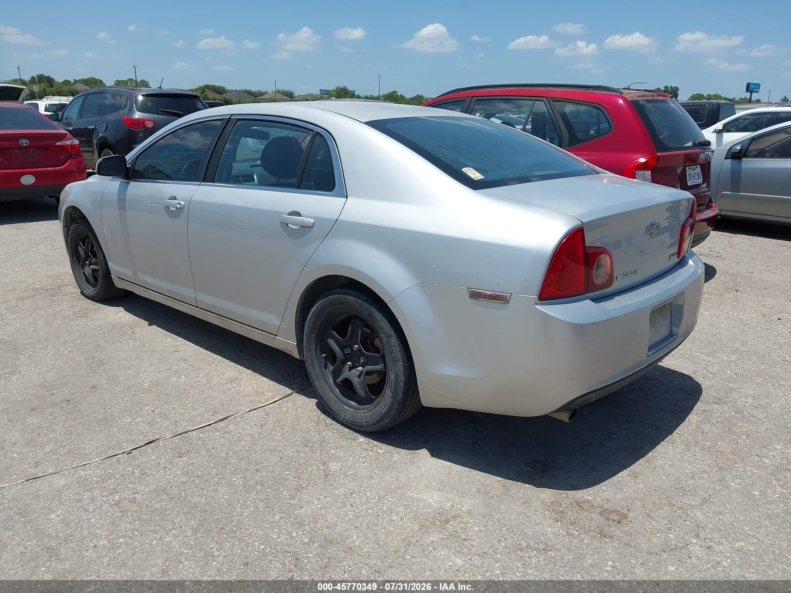 2010 Chevrolet Malibu Lt Silver vin: 1G1ZC5E02AF176107