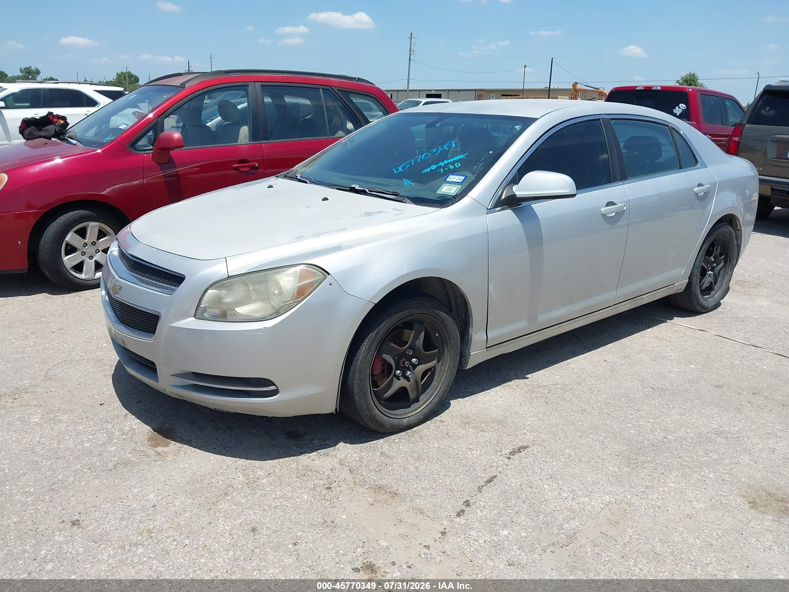 2010 Chevrolet Malibu Lt Silver vin: 1G1ZC5E02AF176107