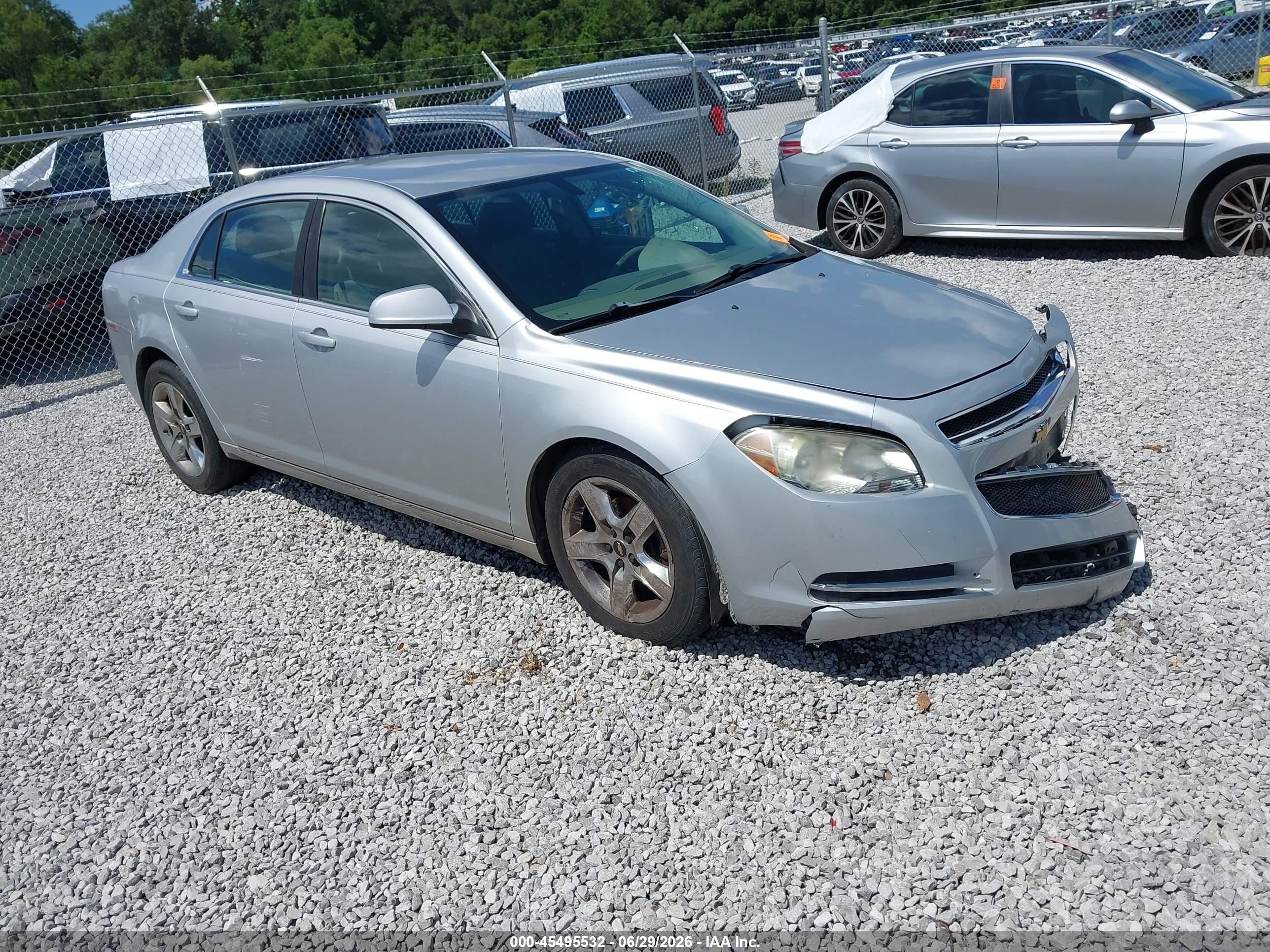 2010 Chevrolet Malibu Lt Silver vin: 1G1ZC5E02AF199418