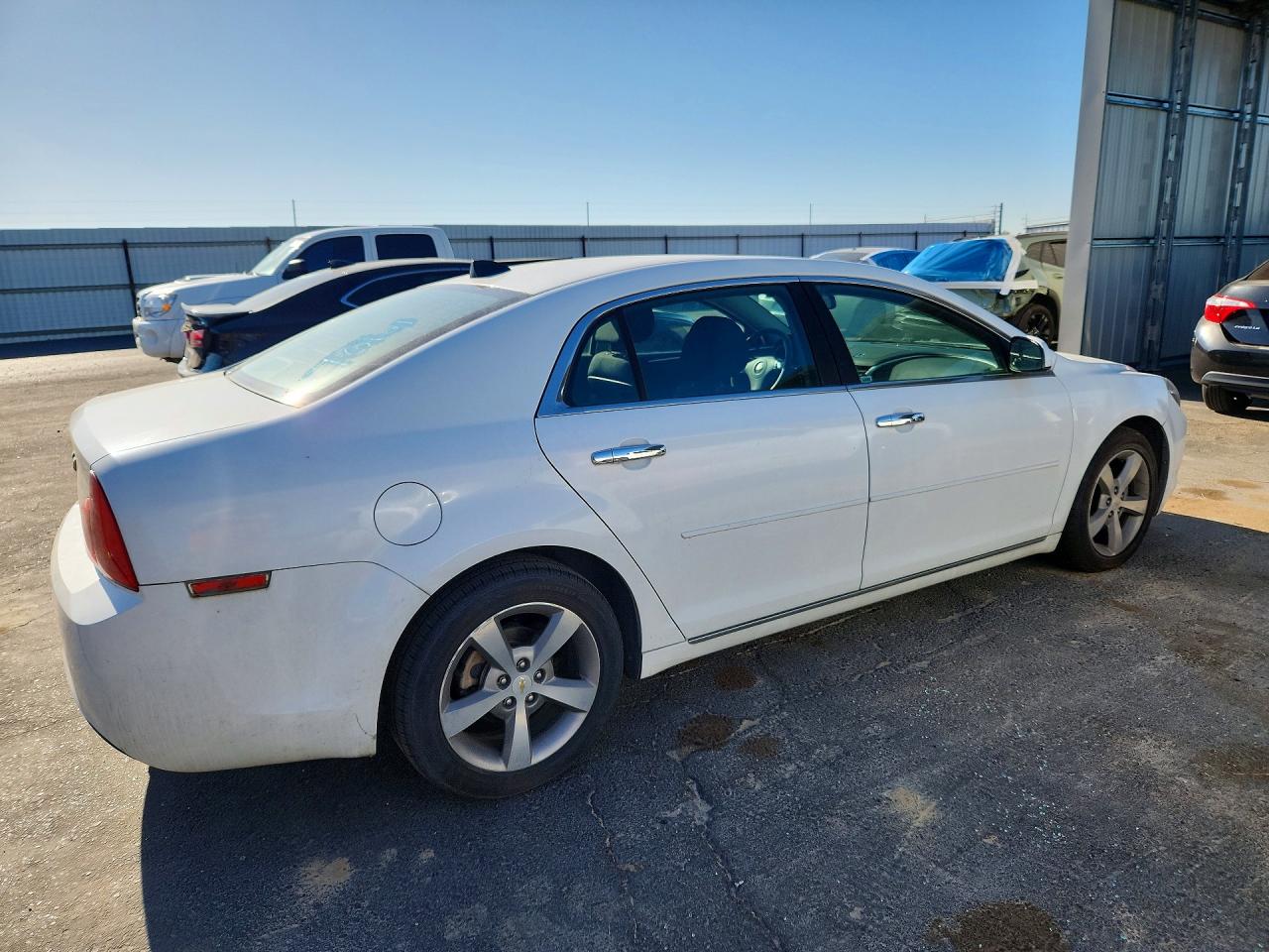 2012 Chevrolet Malibu 1lt White vin: 1G1ZC5E02CF121532