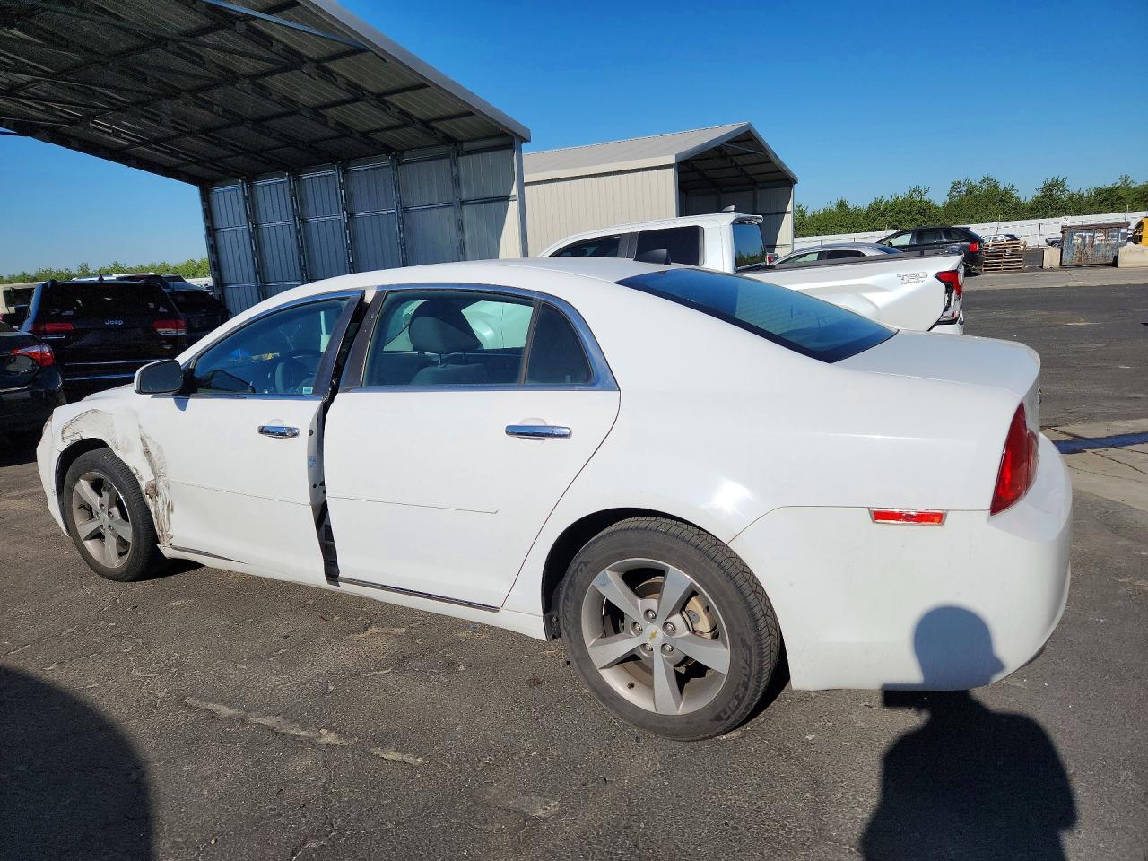 2012 Chevrolet Malibu 1lt White vin: 1G1ZC5E02CF121532