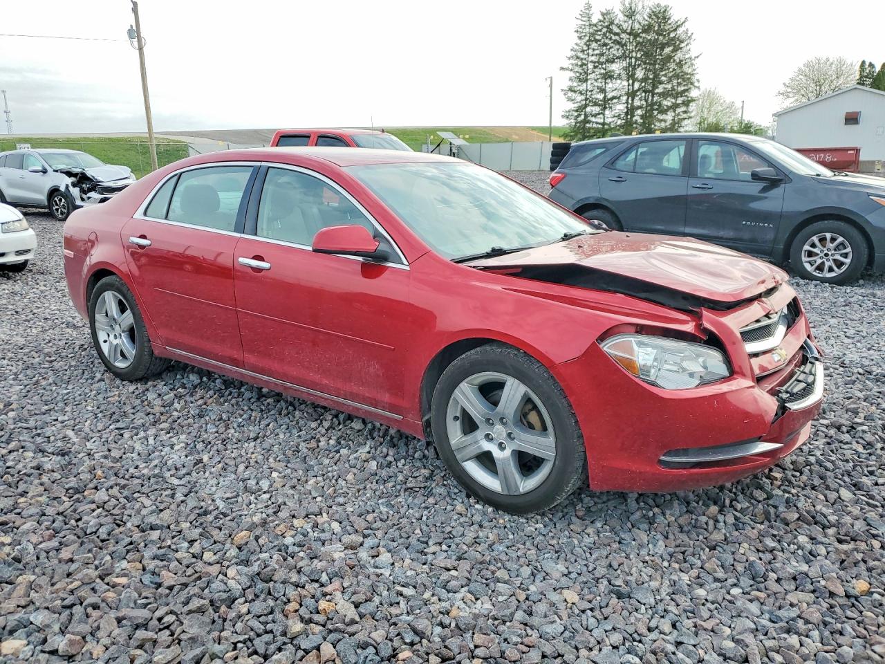 2012 Chevrolet Malibu 1lt Red vin: 1G1ZC5E02CF233733