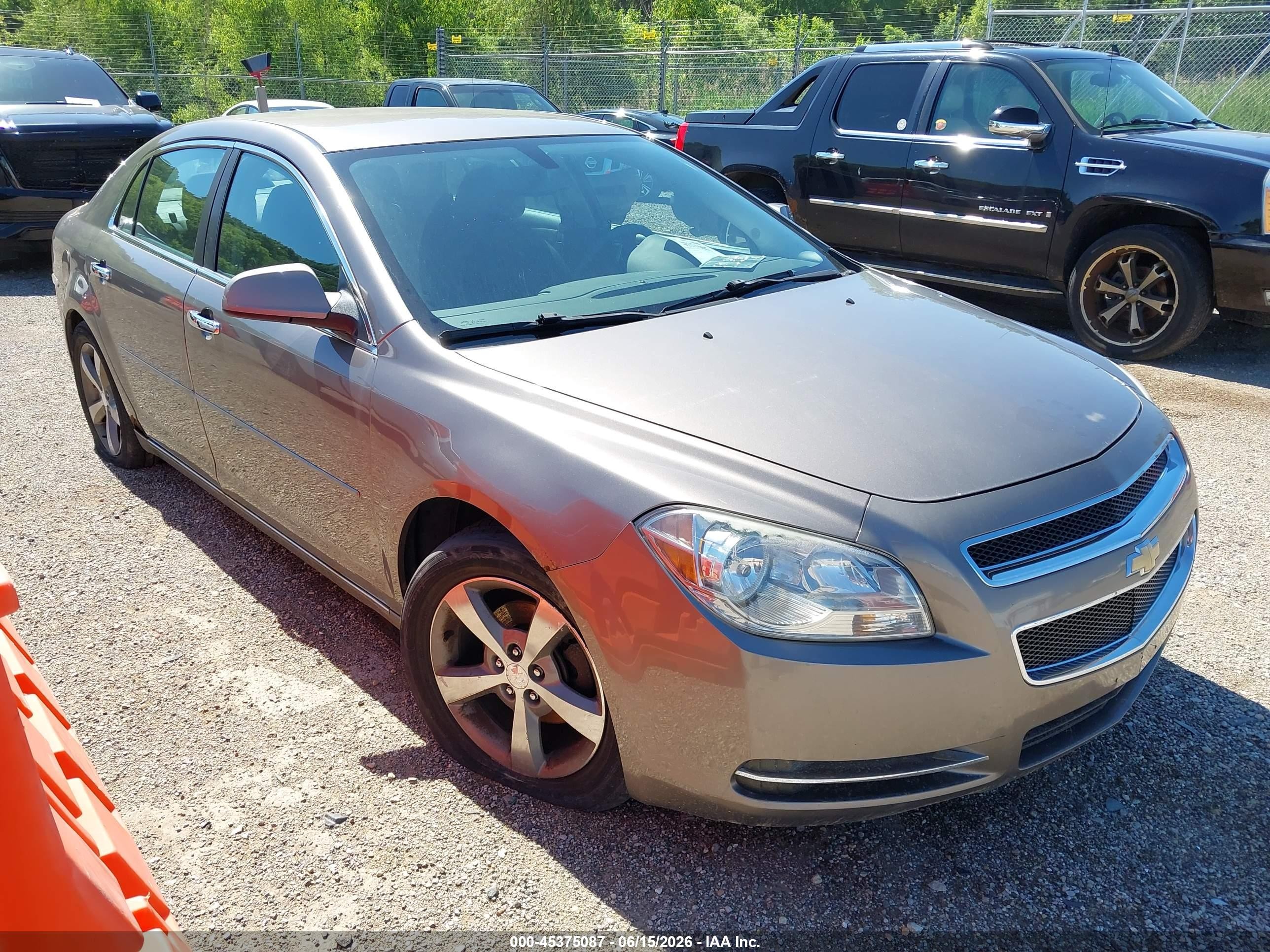 2012 Chevrolet Malibu 1lt Gray vin: 1G1ZC5E02CF240469