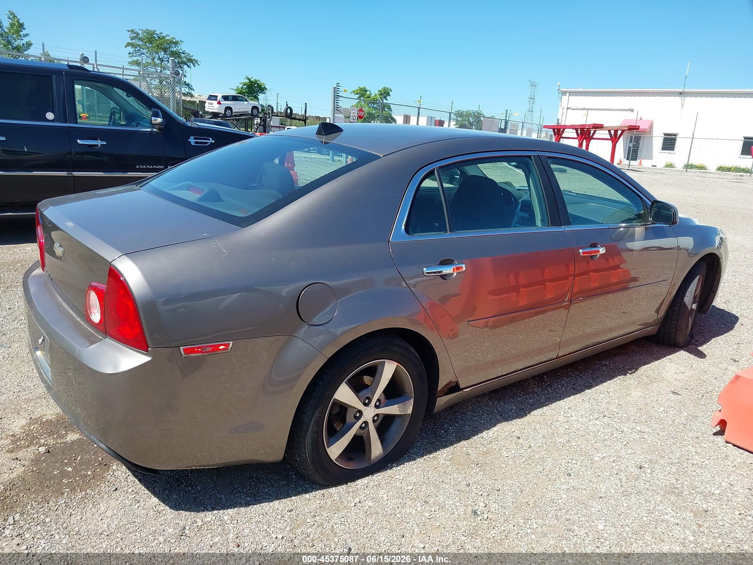 2012 Chevrolet Malibu 1lt Gray vin: 1G1ZC5E02CF240469