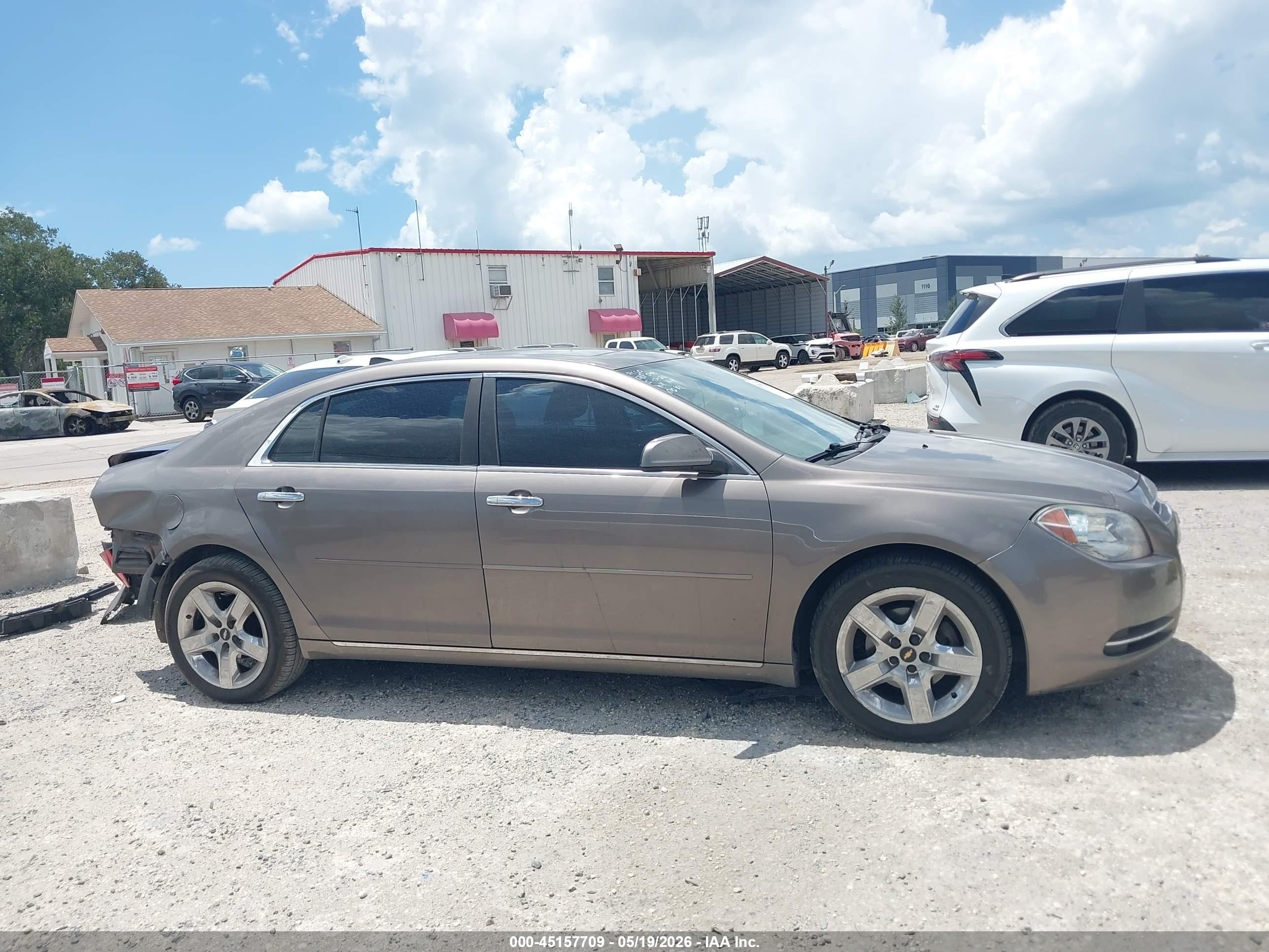 2012 Chevrolet Malibu 1lt Gray vin: 1G1ZC5E02CF328521