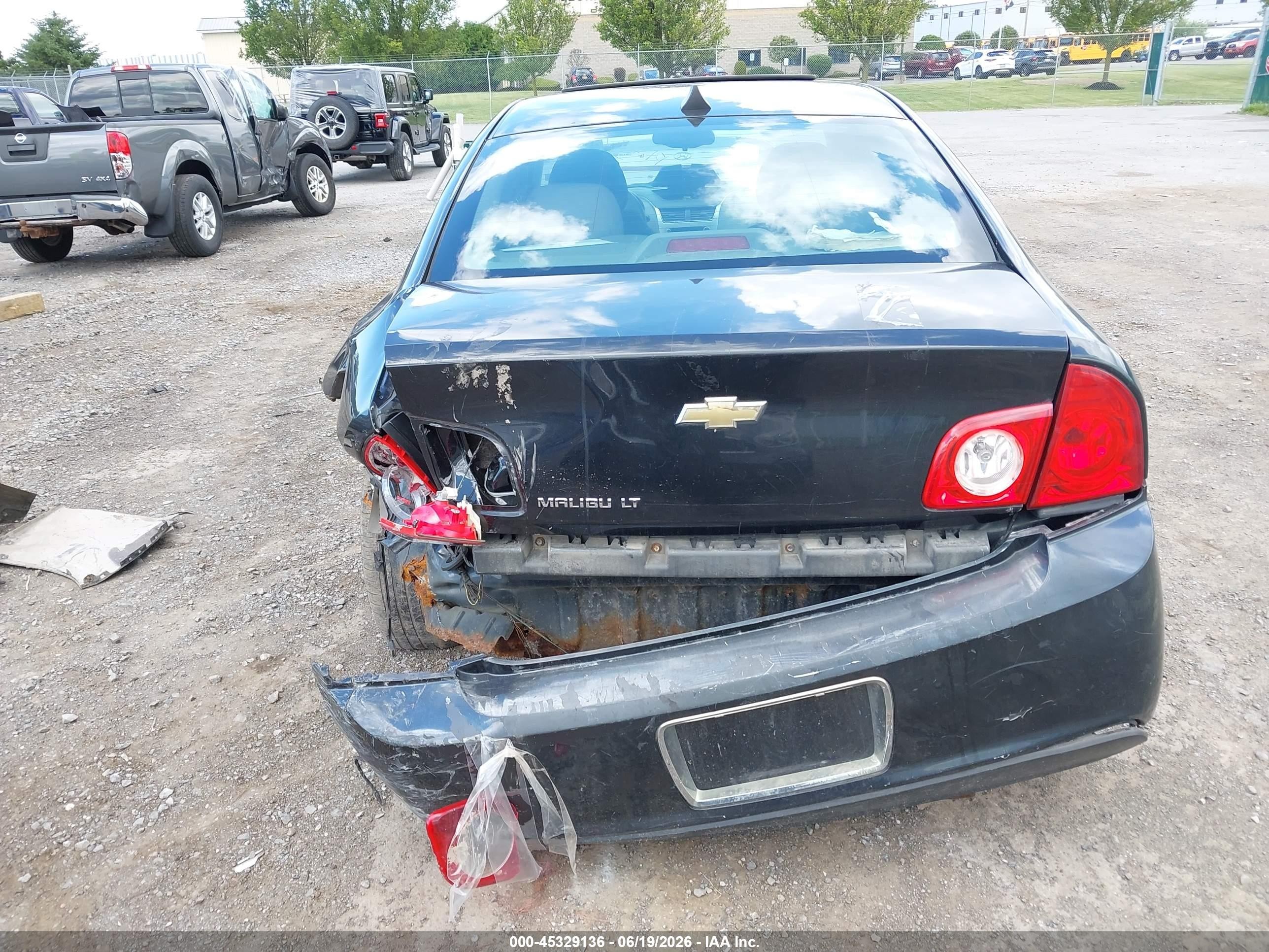 2012 Chevrolet Malibu 1lt Black vin: 1G1ZC5E02CF391716
