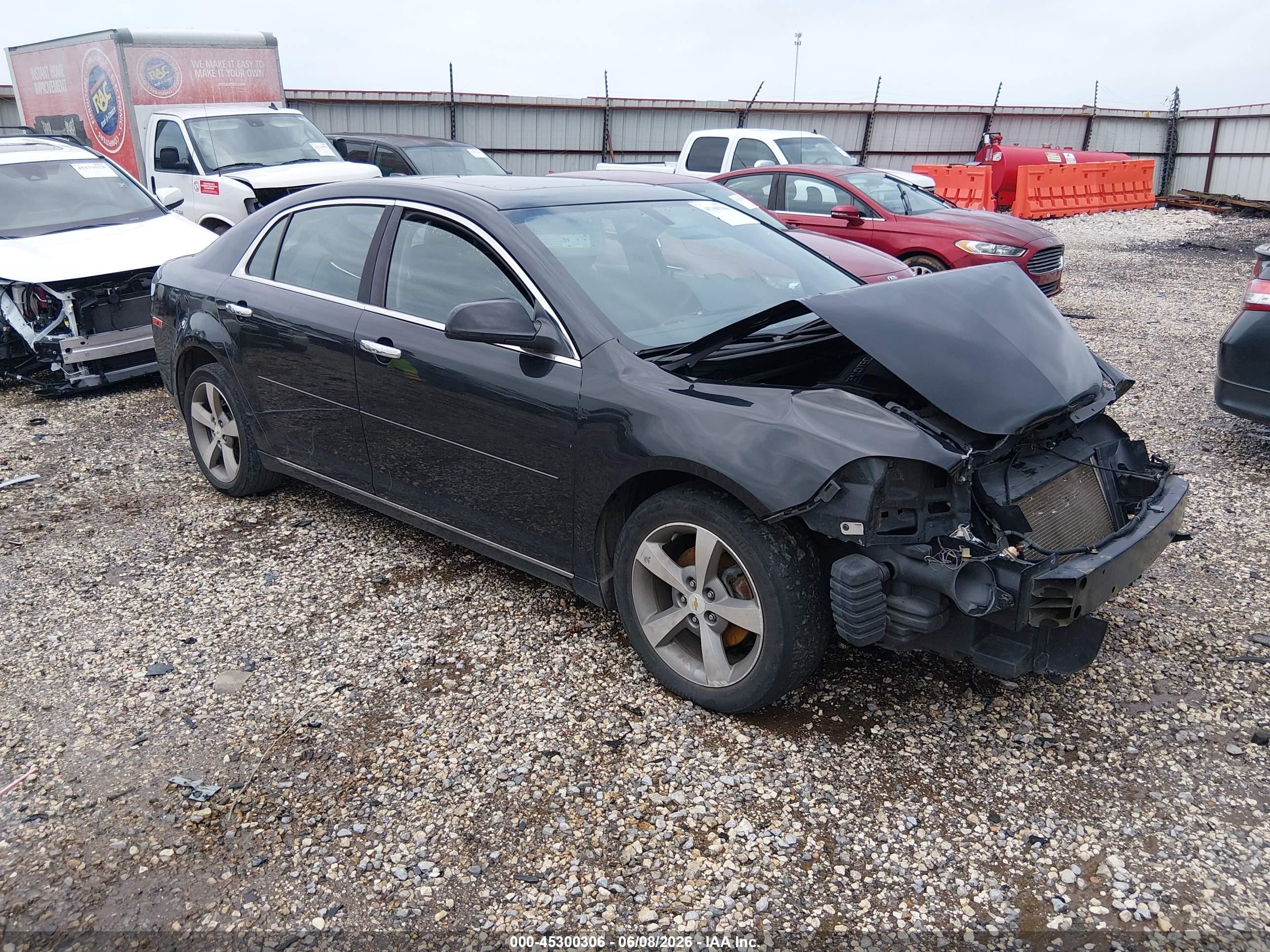 2012 Chevrolet Malibu 1lt Black vin: 1G1ZC5E03CF111883
