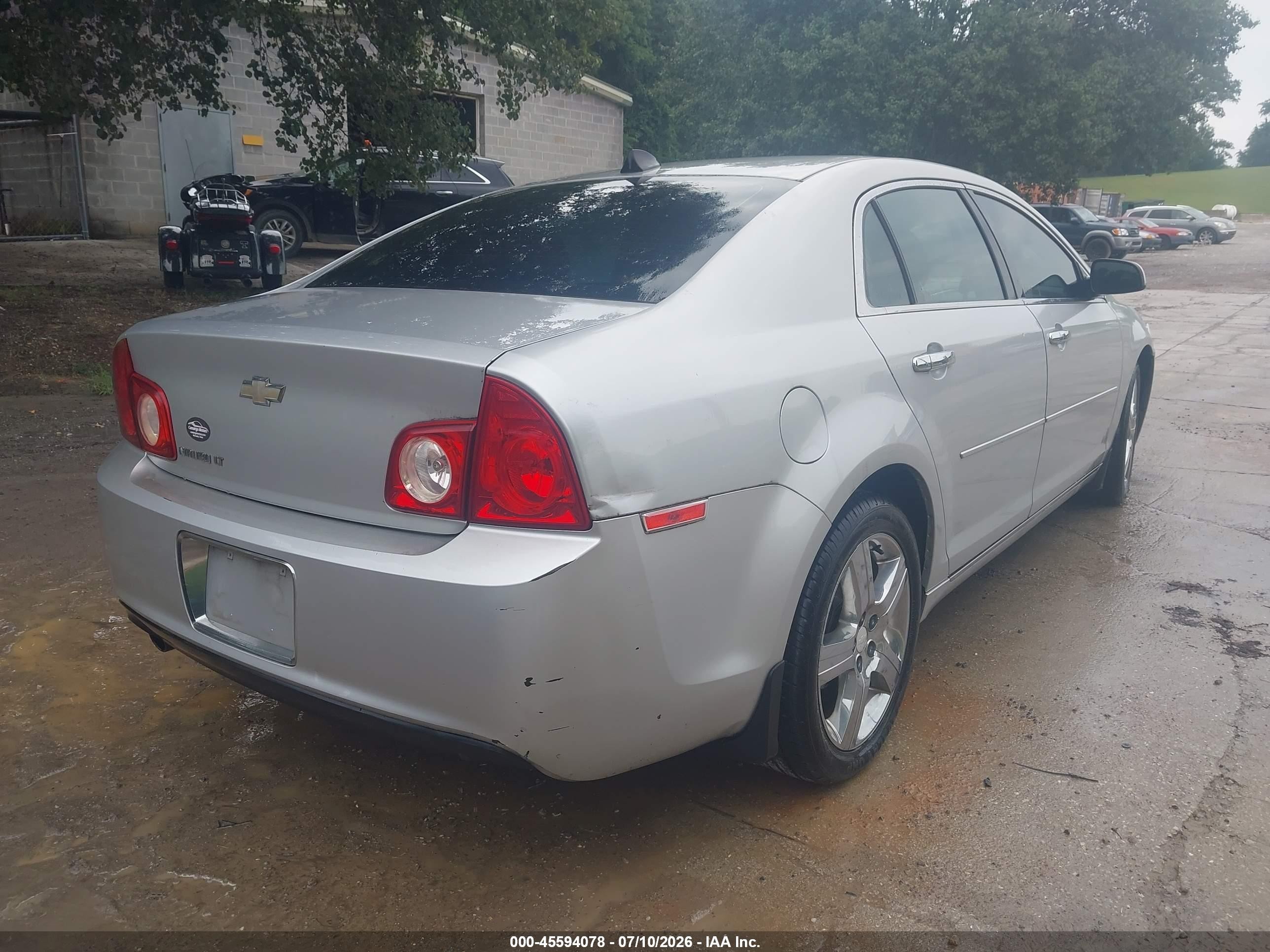 2012 Chevrolet Malibu 1lt Silver vin: 1G1ZC5E03CF211790