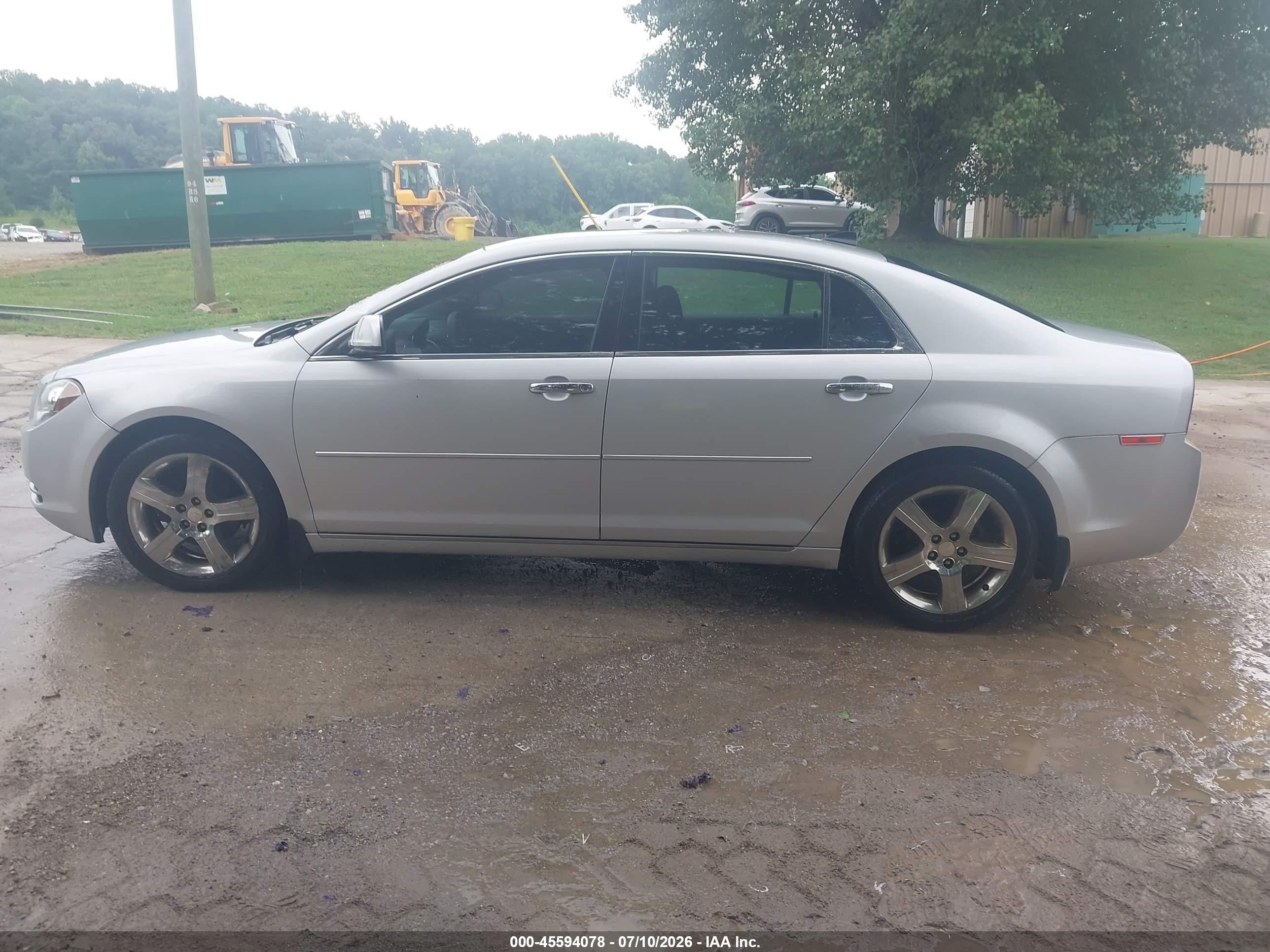 2012 Chevrolet Malibu 1lt Silver vin: 1G1ZC5E03CF211790