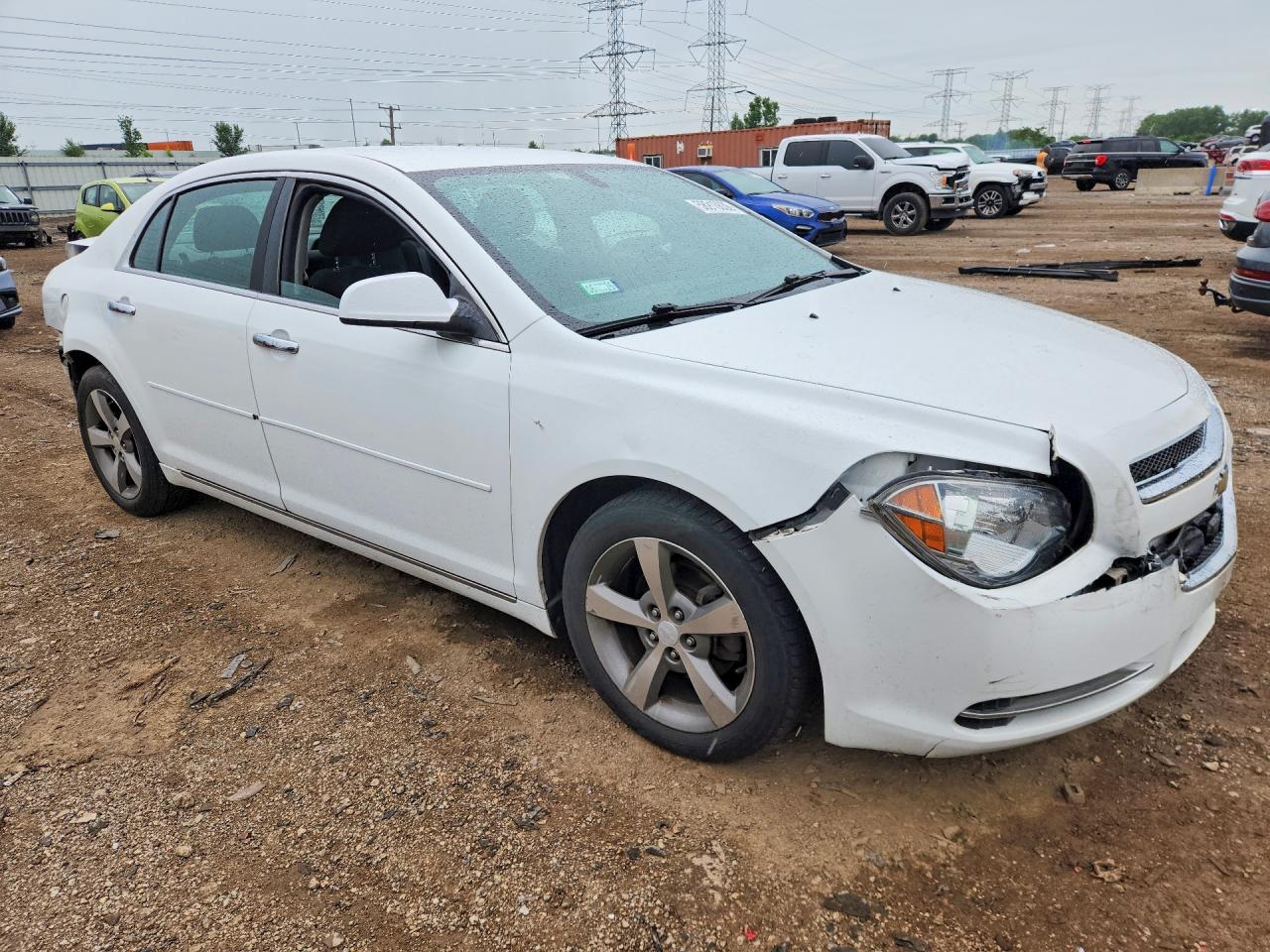 2012 Chevrolet Malibu 1lt White vin: 1G1ZC5E03CF292208