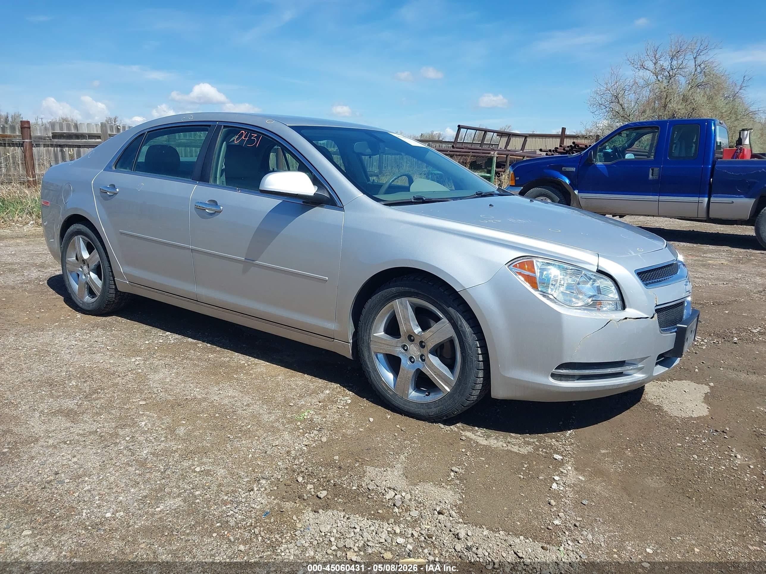 2012 Chevrolet Malibu 1lt Silver vin: 1G1ZC5E03CF295660
