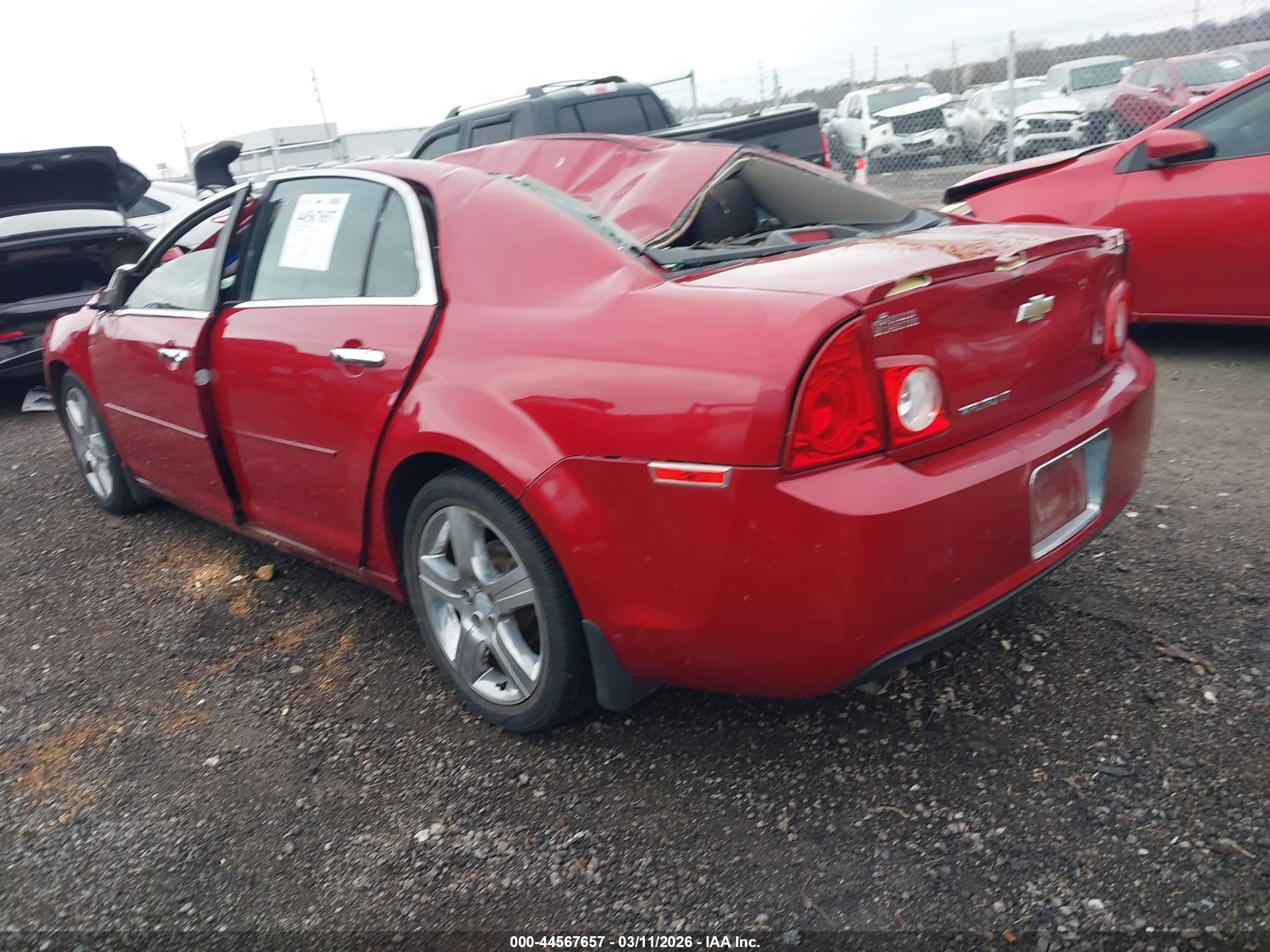2012 Chevrolet Malibu 1lt Red vin: 1G1ZC5E03CF305393