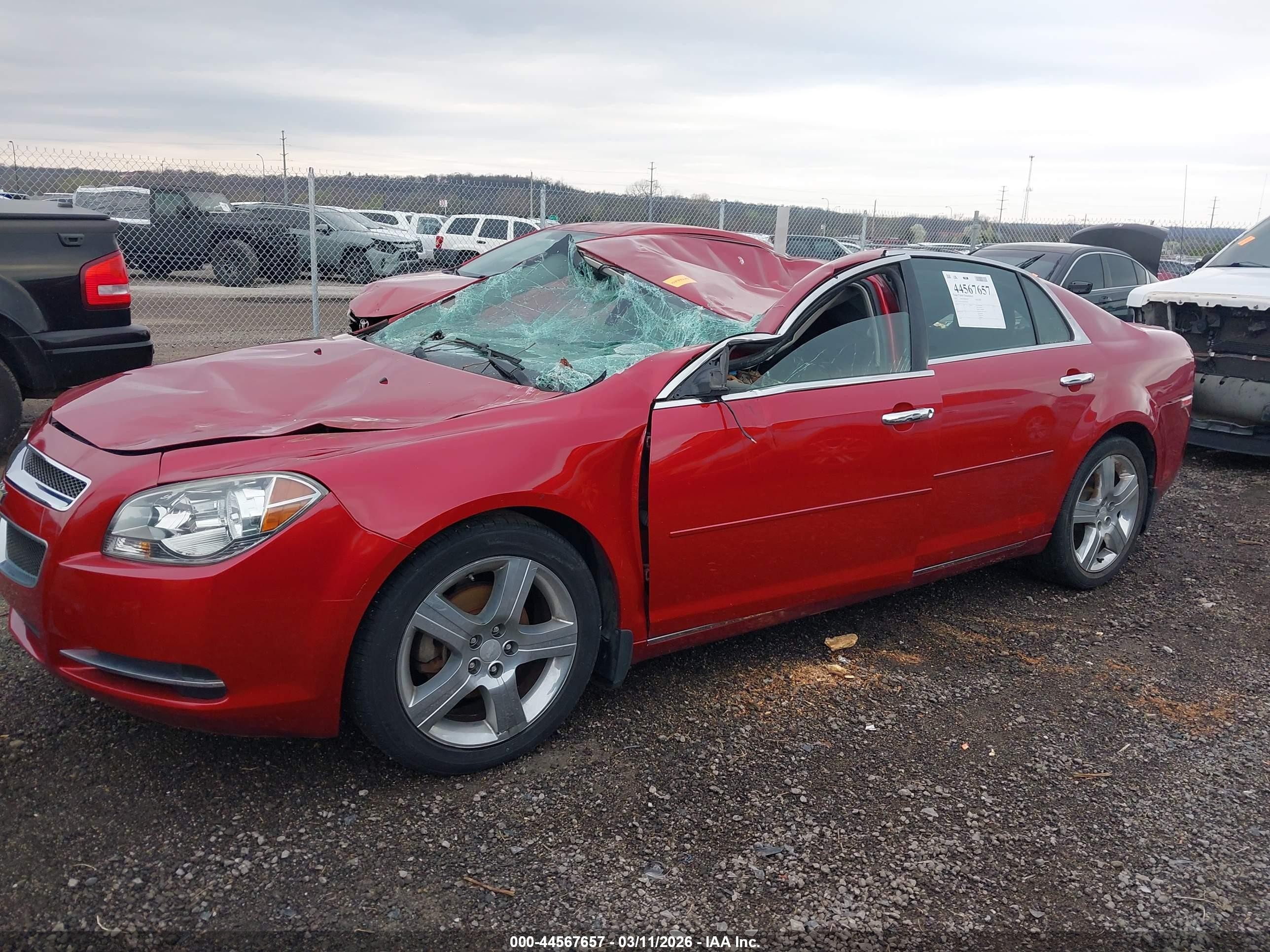 2012 Chevrolet Malibu 1lt Red vin: 1G1ZC5E03CF305393