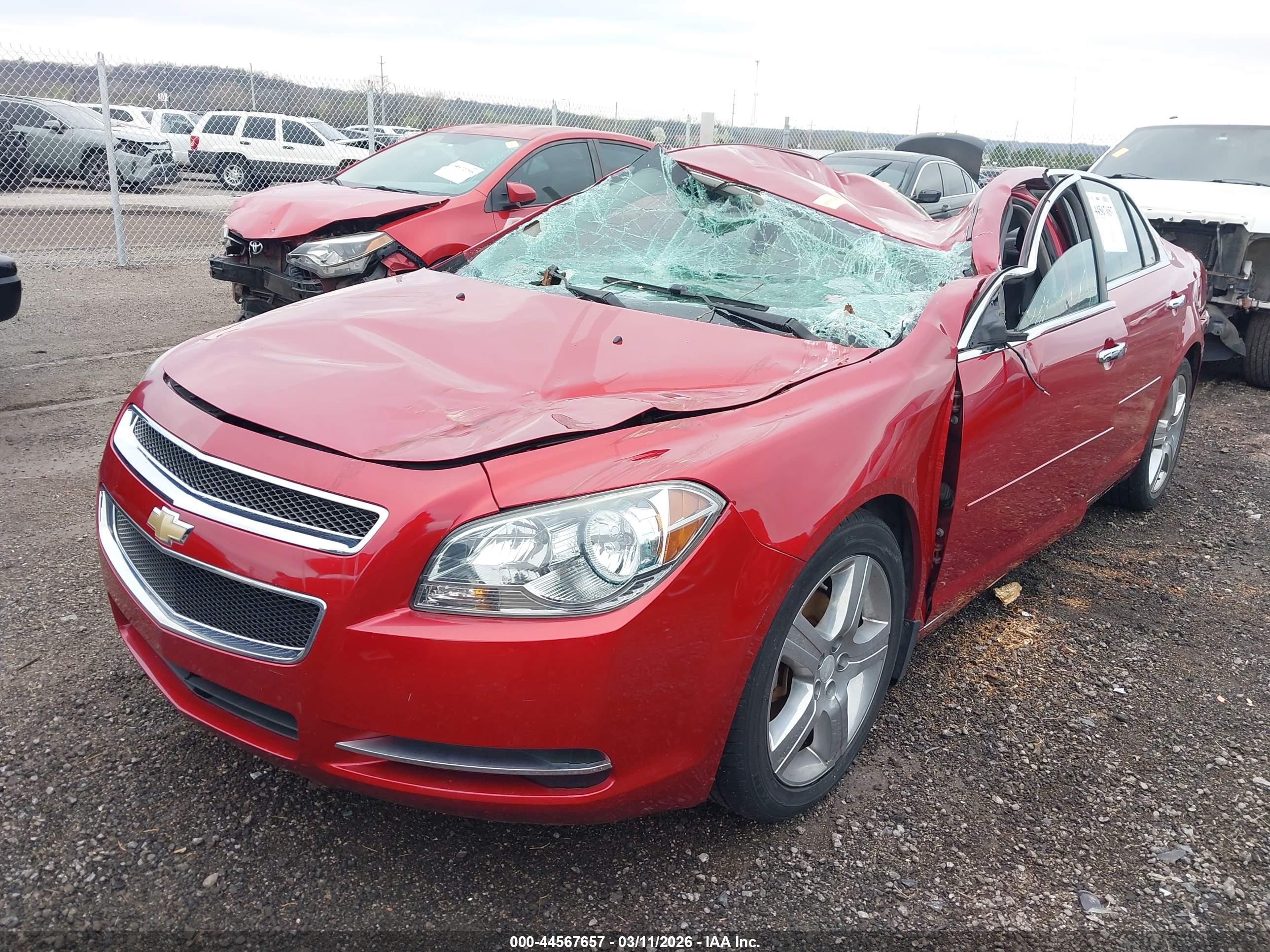 2012 Chevrolet Malibu 1lt Red vin: 1G1ZC5E03CF305393