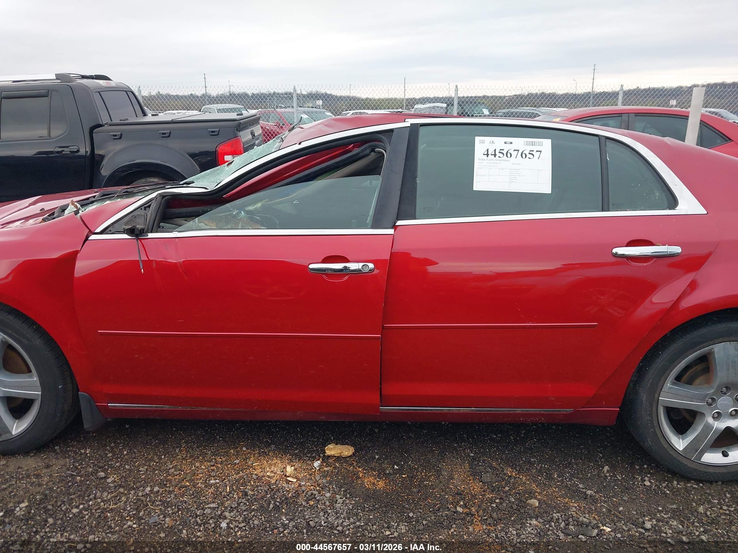 2012 Chevrolet Malibu 1lt Red vin: 1G1ZC5E03CF305393