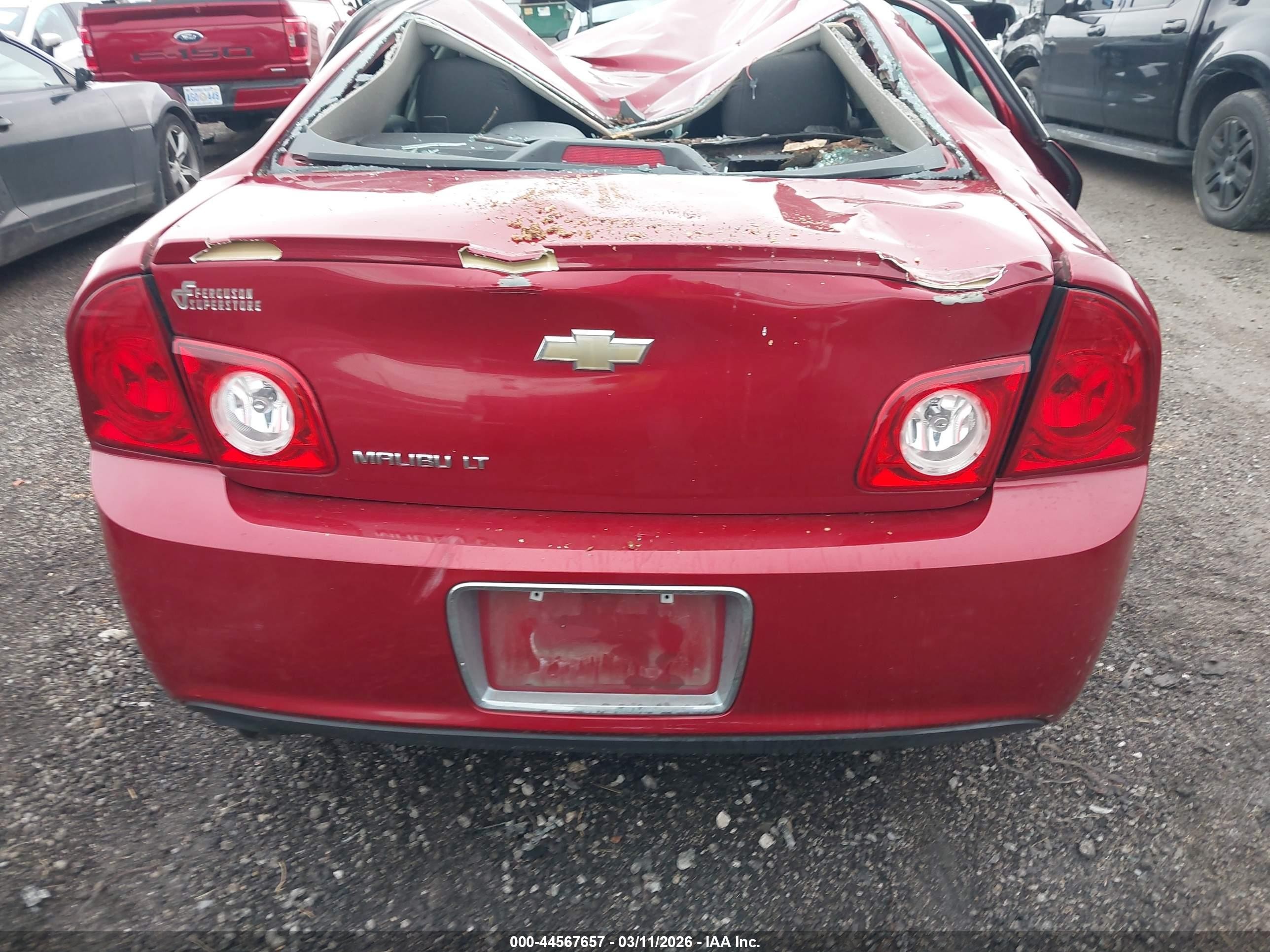 2012 Chevrolet Malibu 1lt Red vin: 1G1ZC5E03CF305393