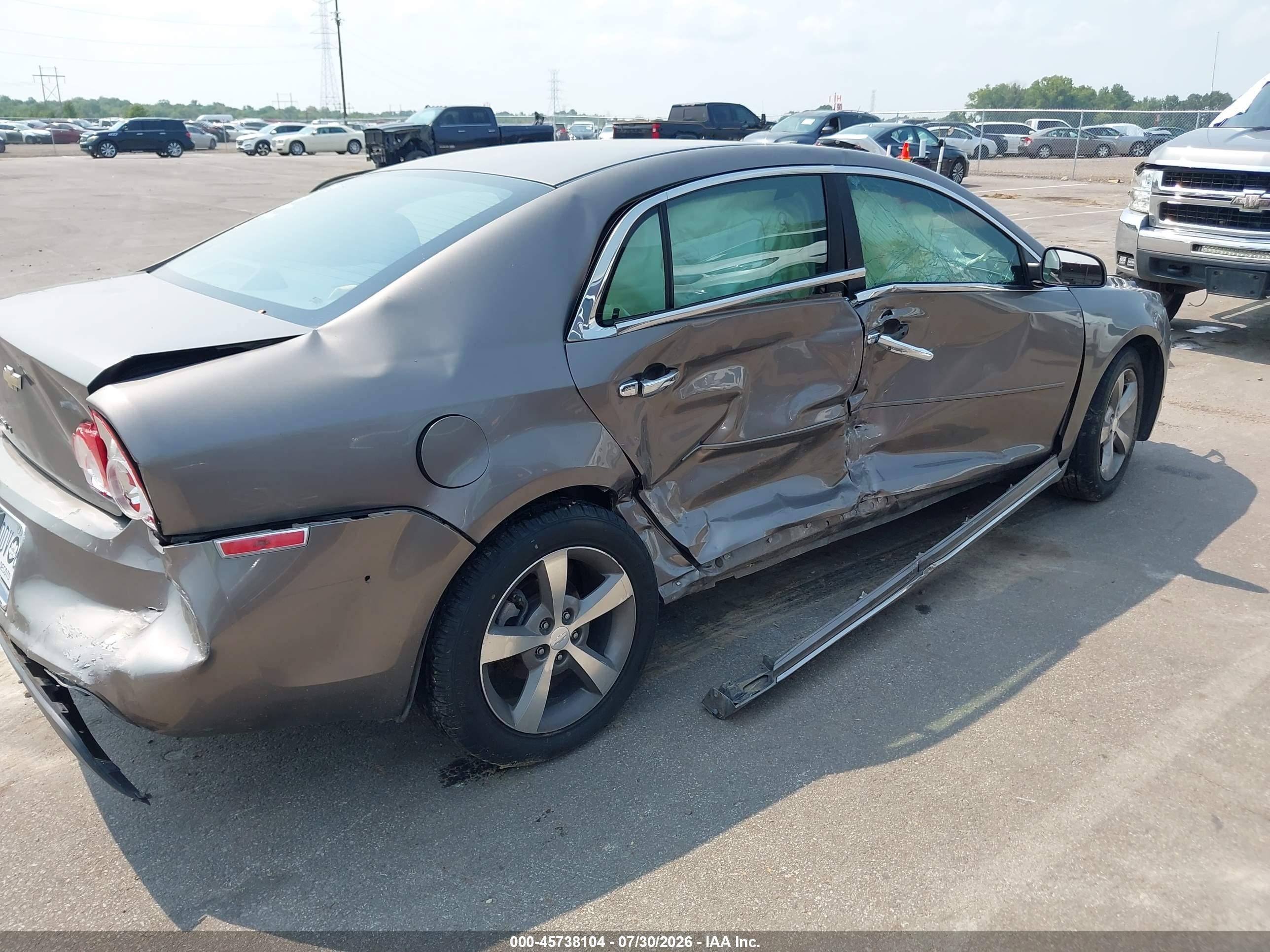 2012 Chevrolet Malibu 1lt Brown vin: 1G1ZC5E03CF309962