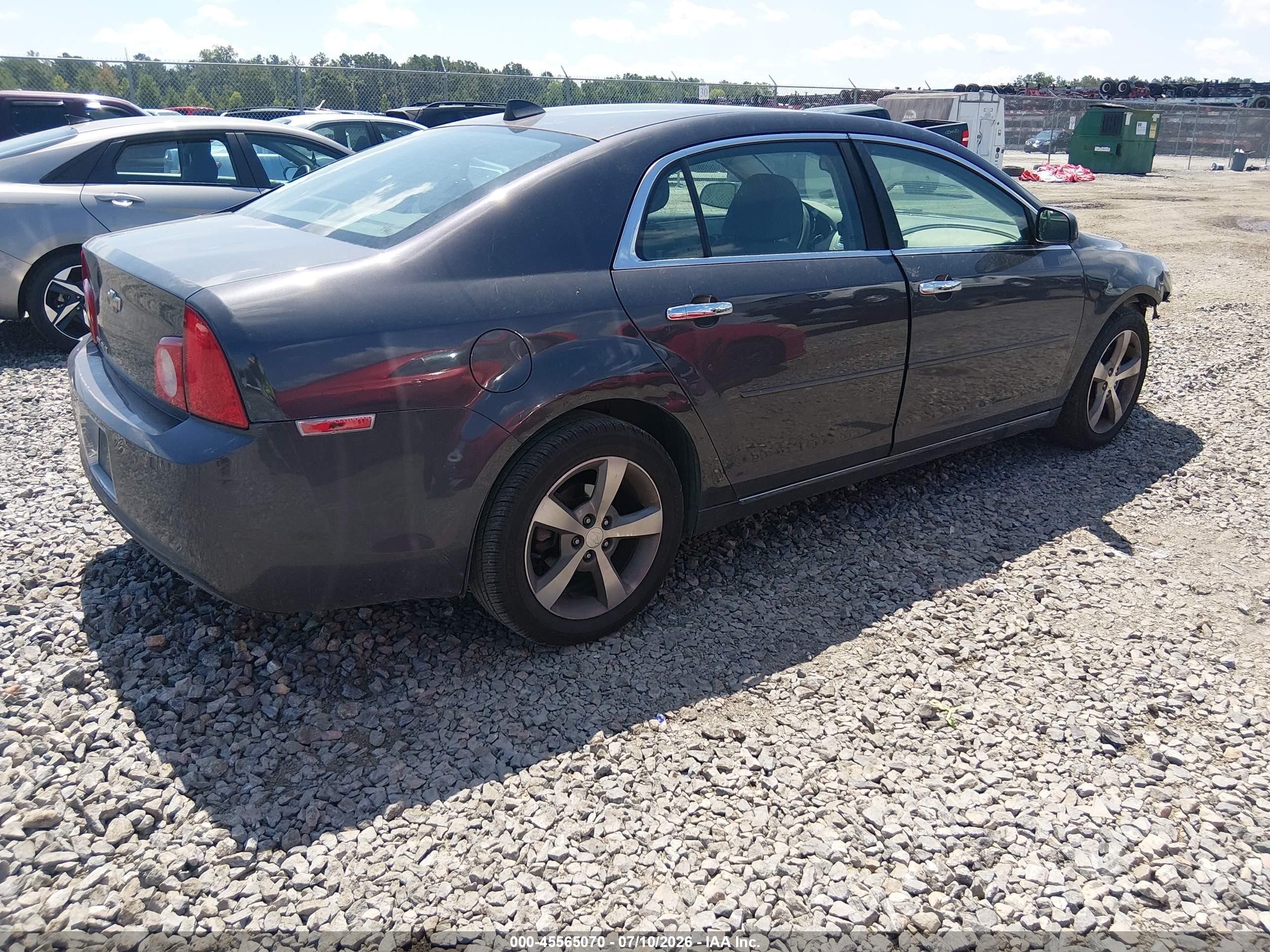 2012 Chevrolet Malibu 1lt Black vin: 1G1ZC5E03CF397671