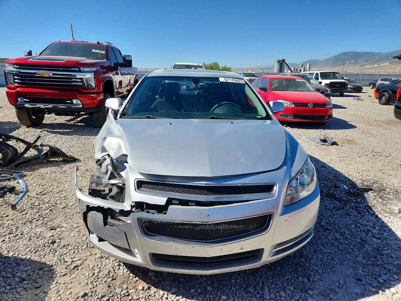 2010 Chevrolet Malibu 1lt Silver vin: 1G1ZC5E04AF216462