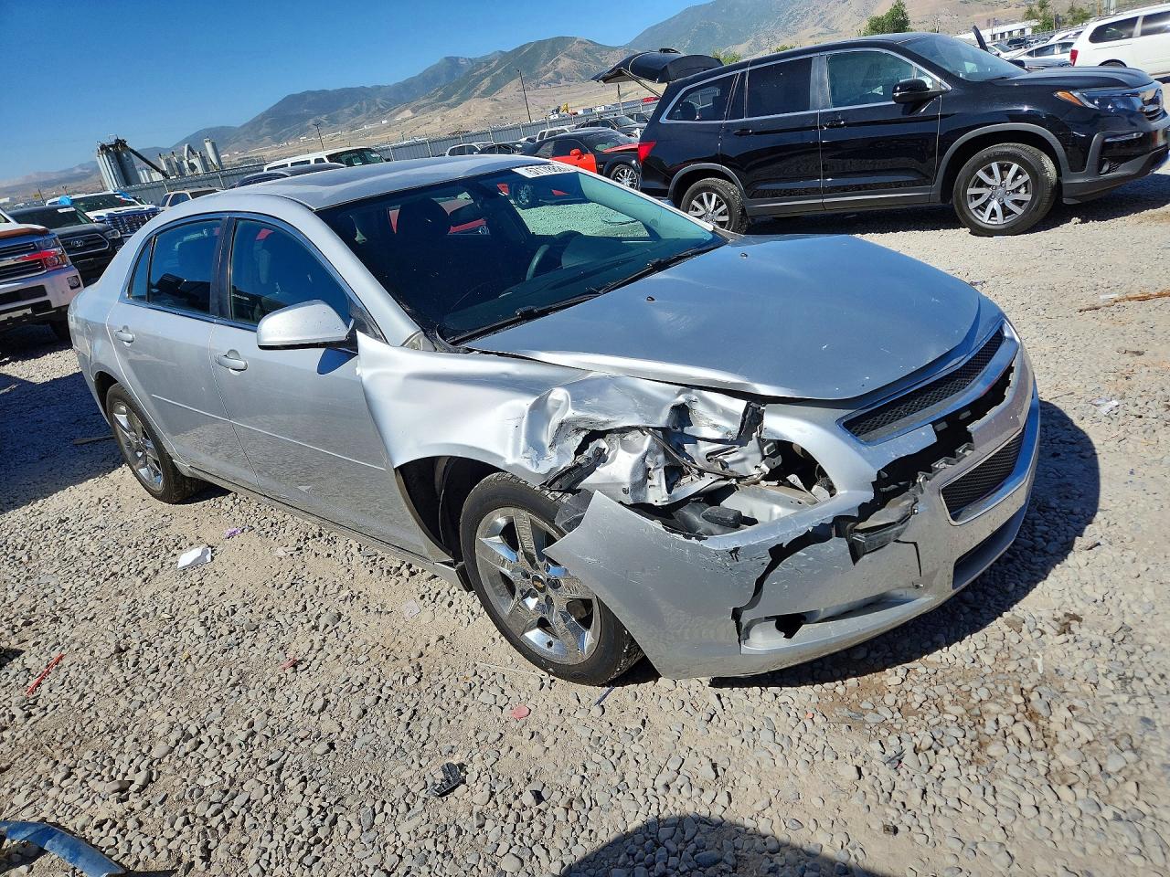 2010 Chevrolet Malibu 1lt Silver vin: 1G1ZC5E04AF216462