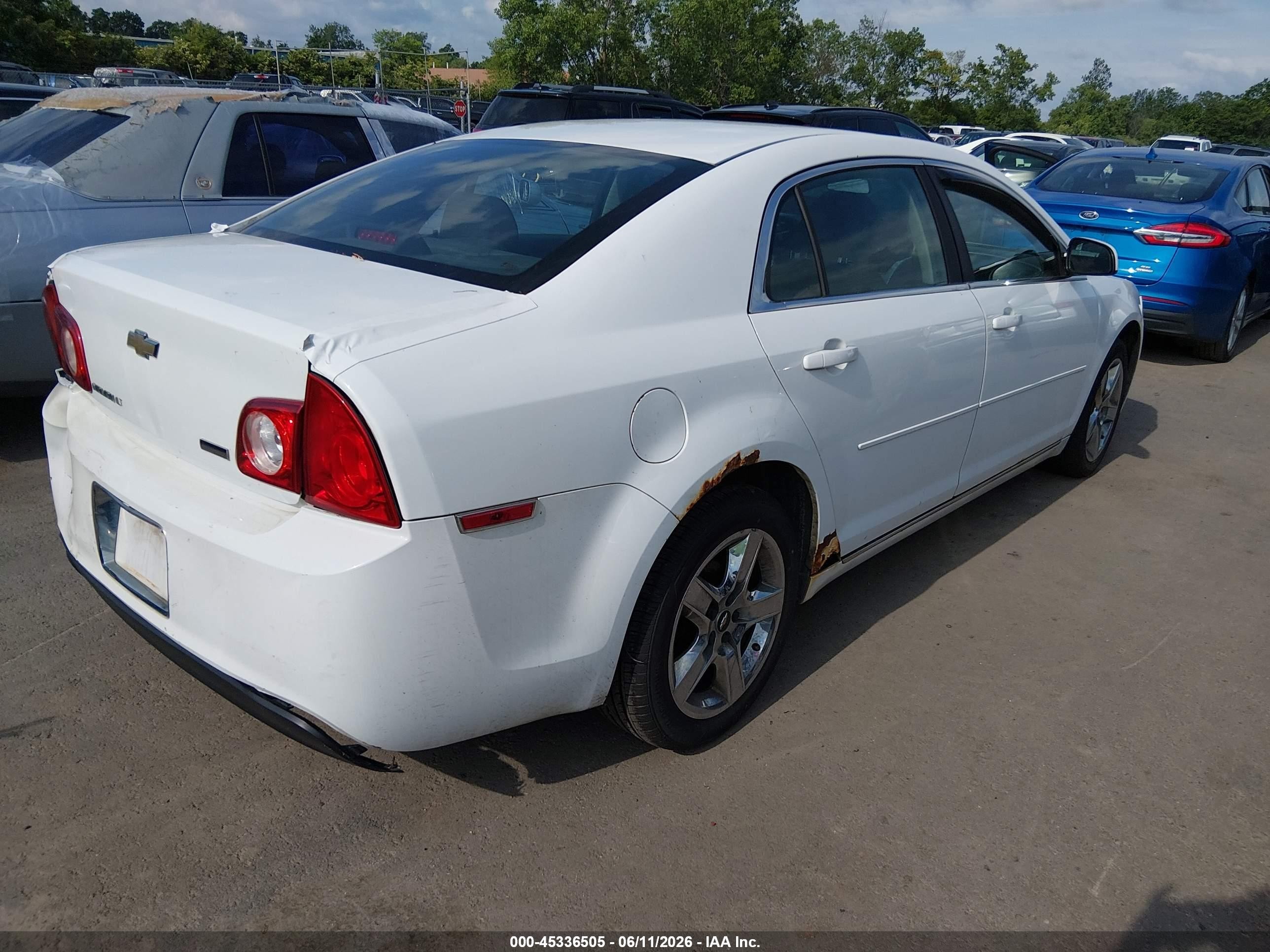 2010 Chevrolet Malibu Lt Белый vin: 1G1ZC5E04AF245590
