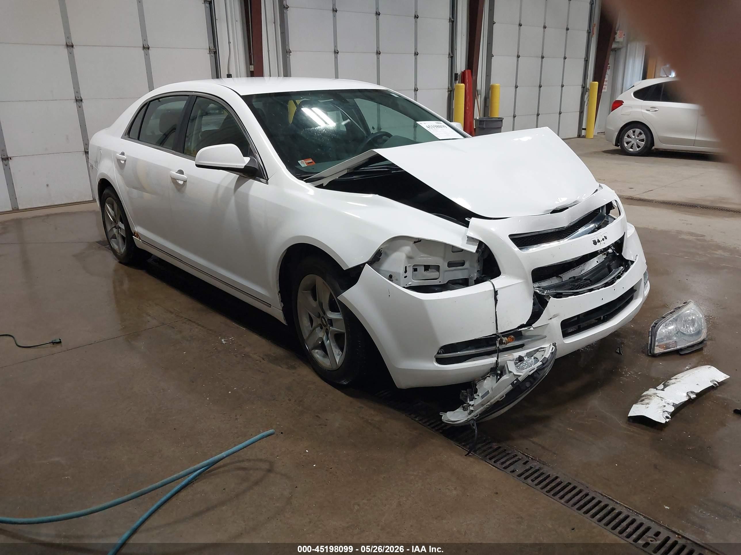 2010 Chevrolet Malibu Lt White vin: 1G1ZC5E04AF286429