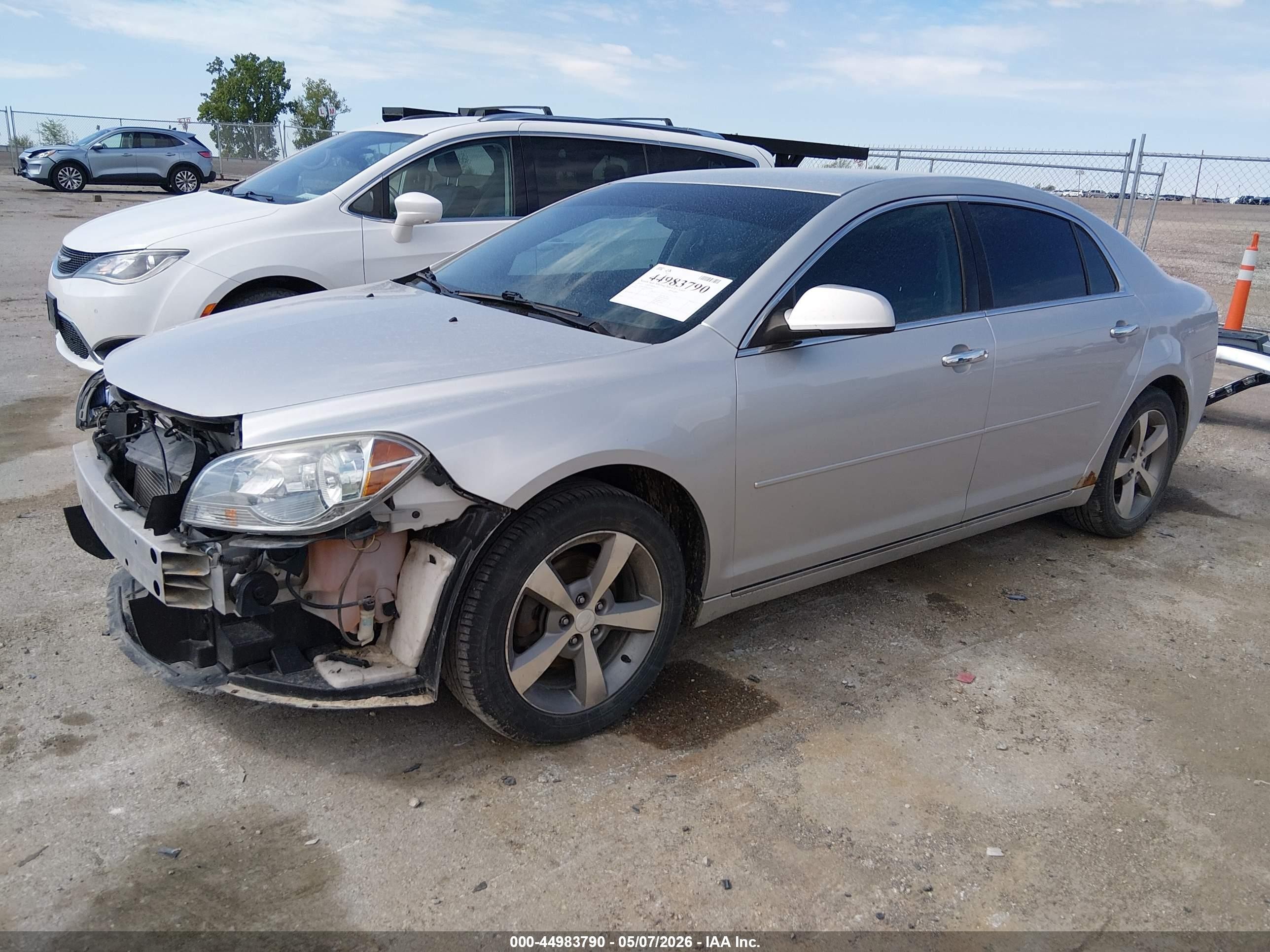 2012 Chevrolet Malibu 1lt Серебряный vin: 1G1ZC5E04CF210521