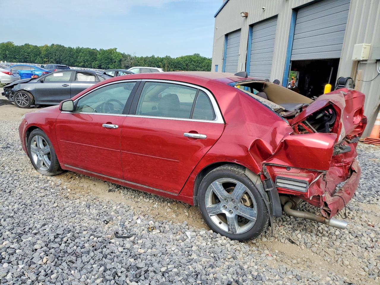 2012 Chevrolet Malibu 1lt Red vin: 1G1ZC5E04CF220885