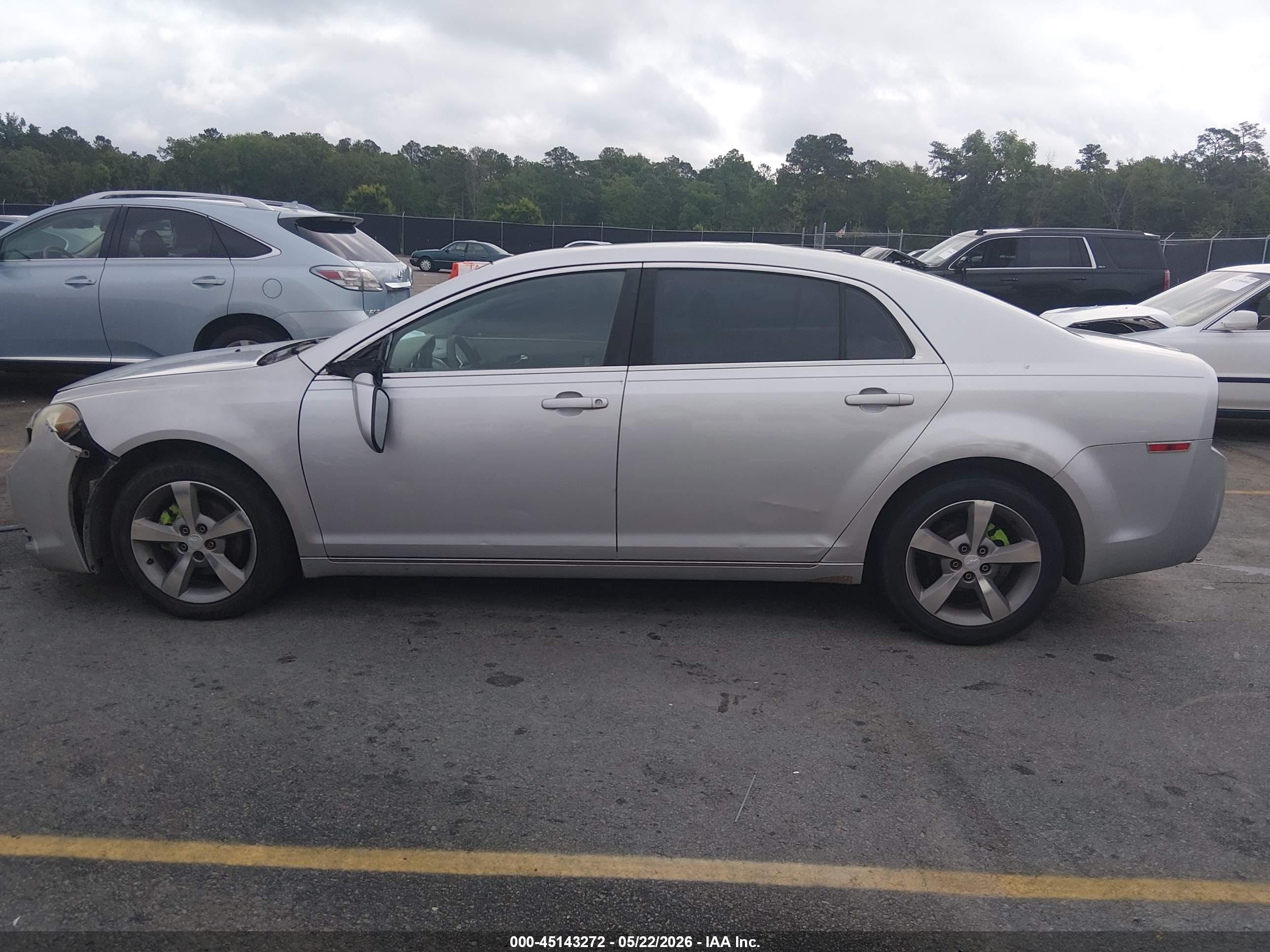 2010 Chevrolet Malibu Lt Silver vin: 1G1ZC5E05AF234324
